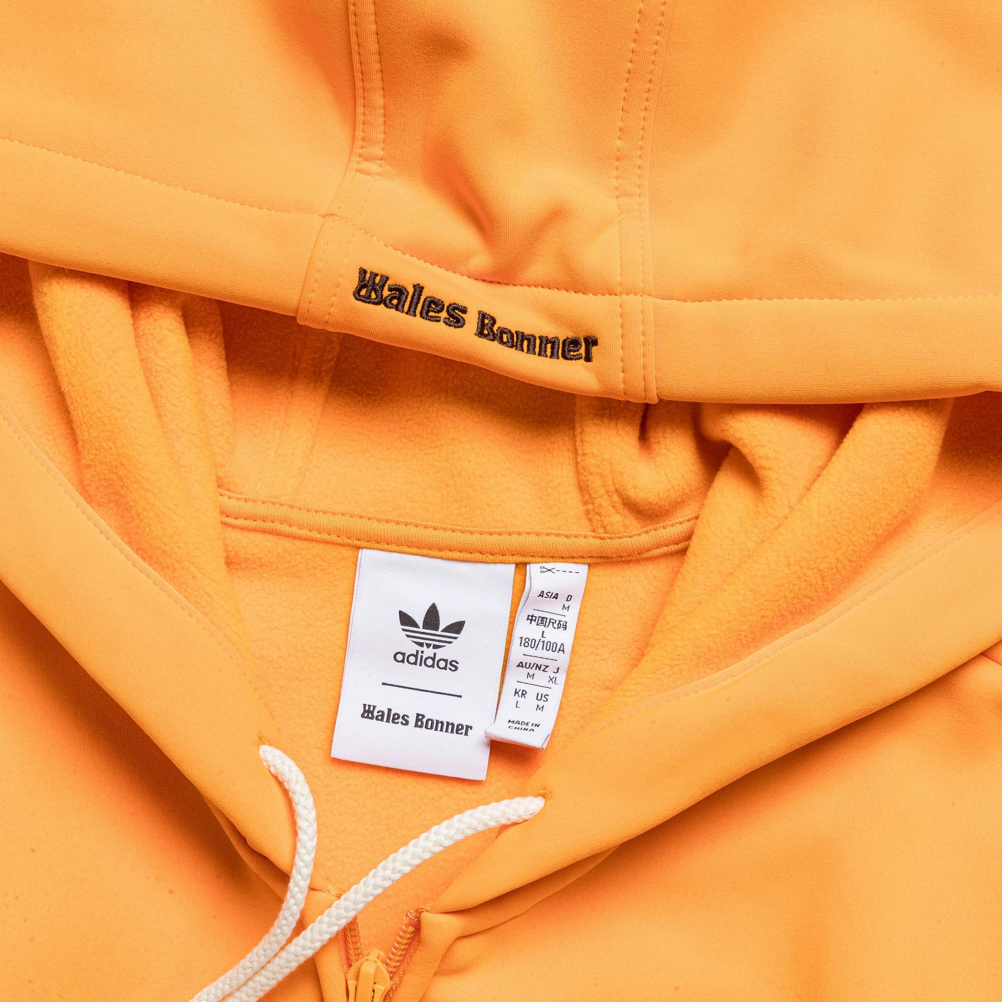 Versatile Comfort Chilly Weather Style Track Hoody x Wales Bonner - EQT Orange