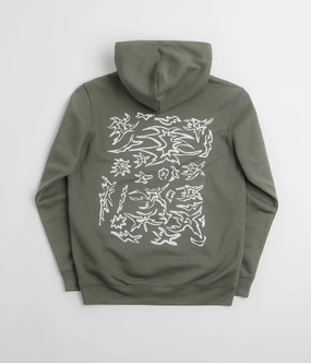 Streetwear Fan Swimming wear Poetic Collective Tribal Hoodie - Khaki