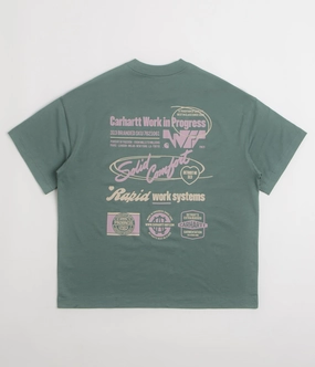Comfy Vibes Fresh and Cool Carhartt Networks T-Shirt - Silver Pine