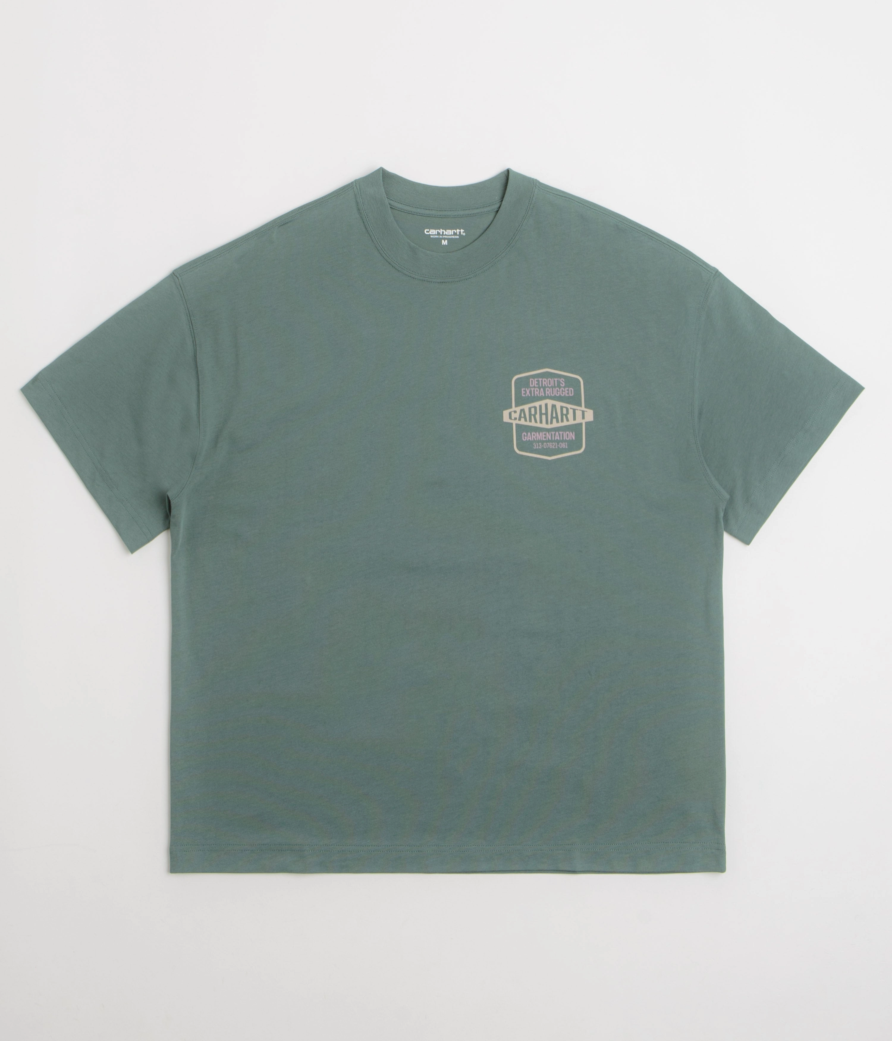 Thermal Regulating Layer Anti Pilling Surface Carhartt Networks T-Shirt - Silver Pine