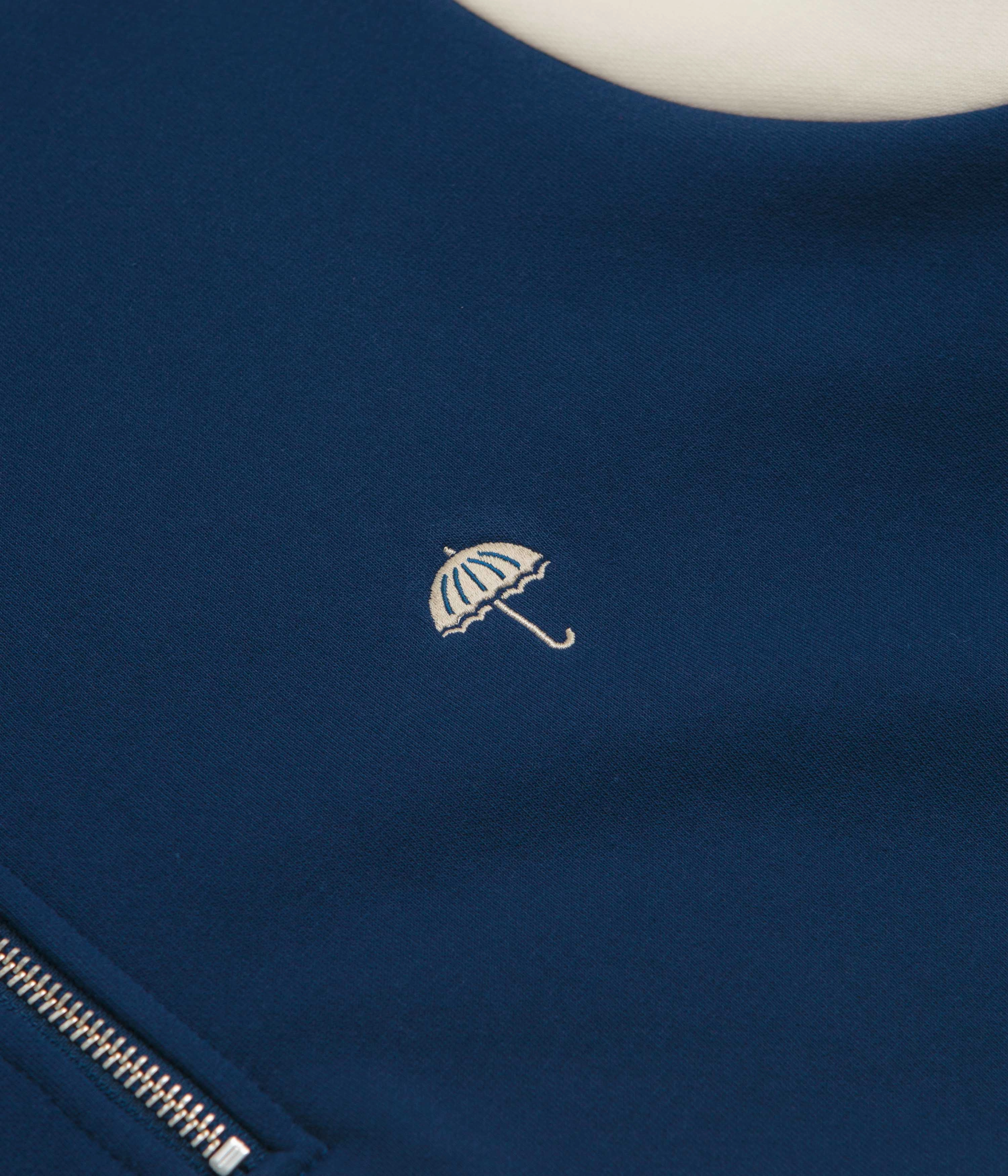 Helas Forma Quarter Zip Sweatshirt - Navy / Beige product packaging