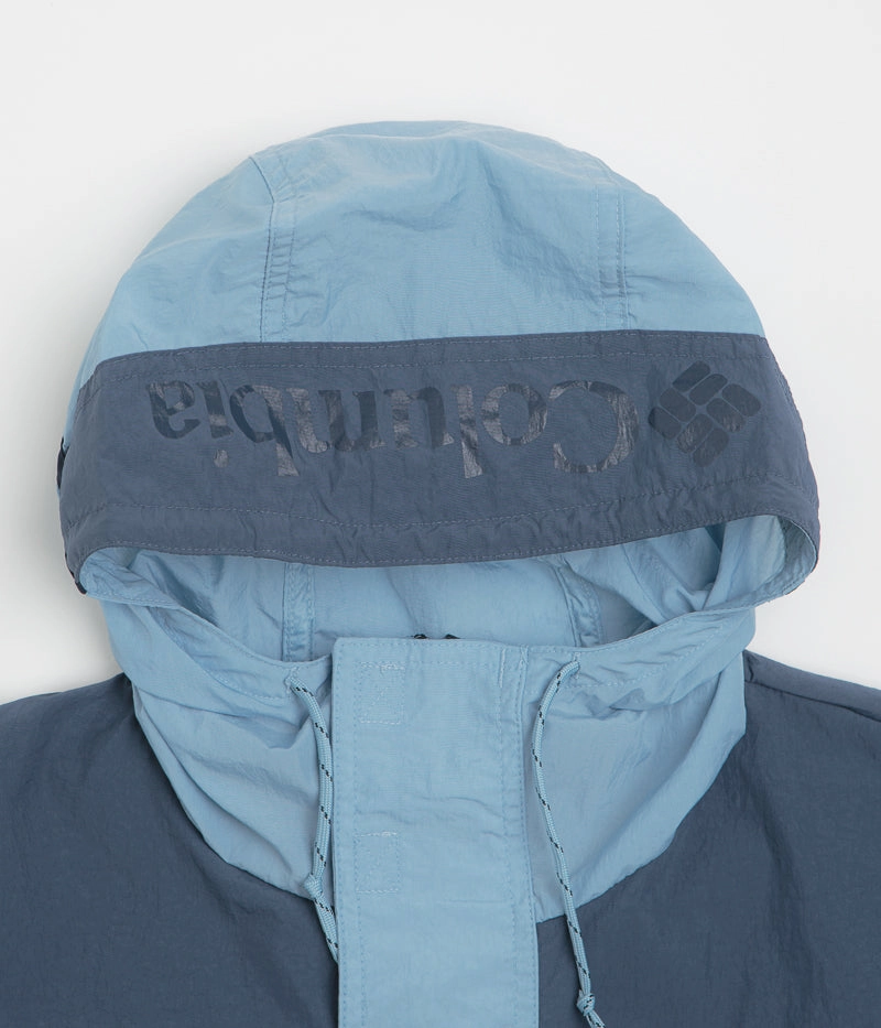 Columbia Challenger Windbreaker Anorak - Ripple Blue / Dark Mountain Insulated Lining