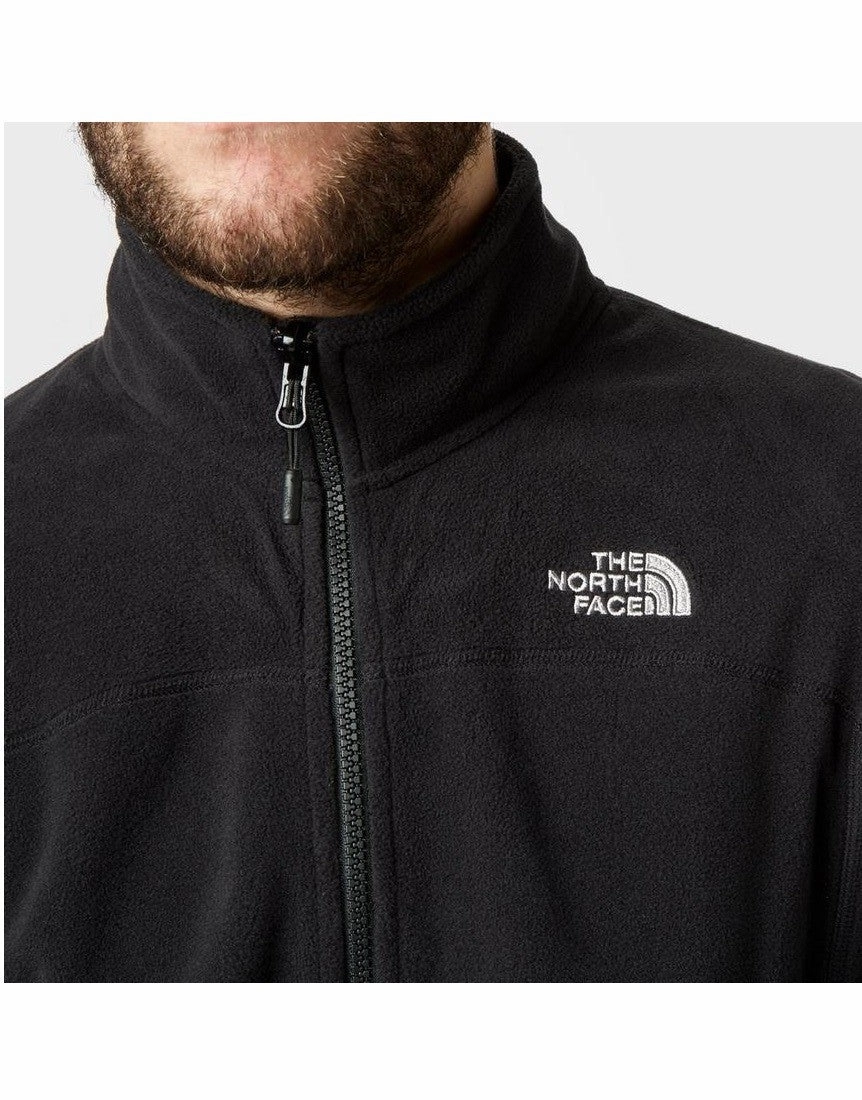 The North Face Men's 100 Glacier Full Zip Fleece | BLACK Sunset Stroll Mild Season
