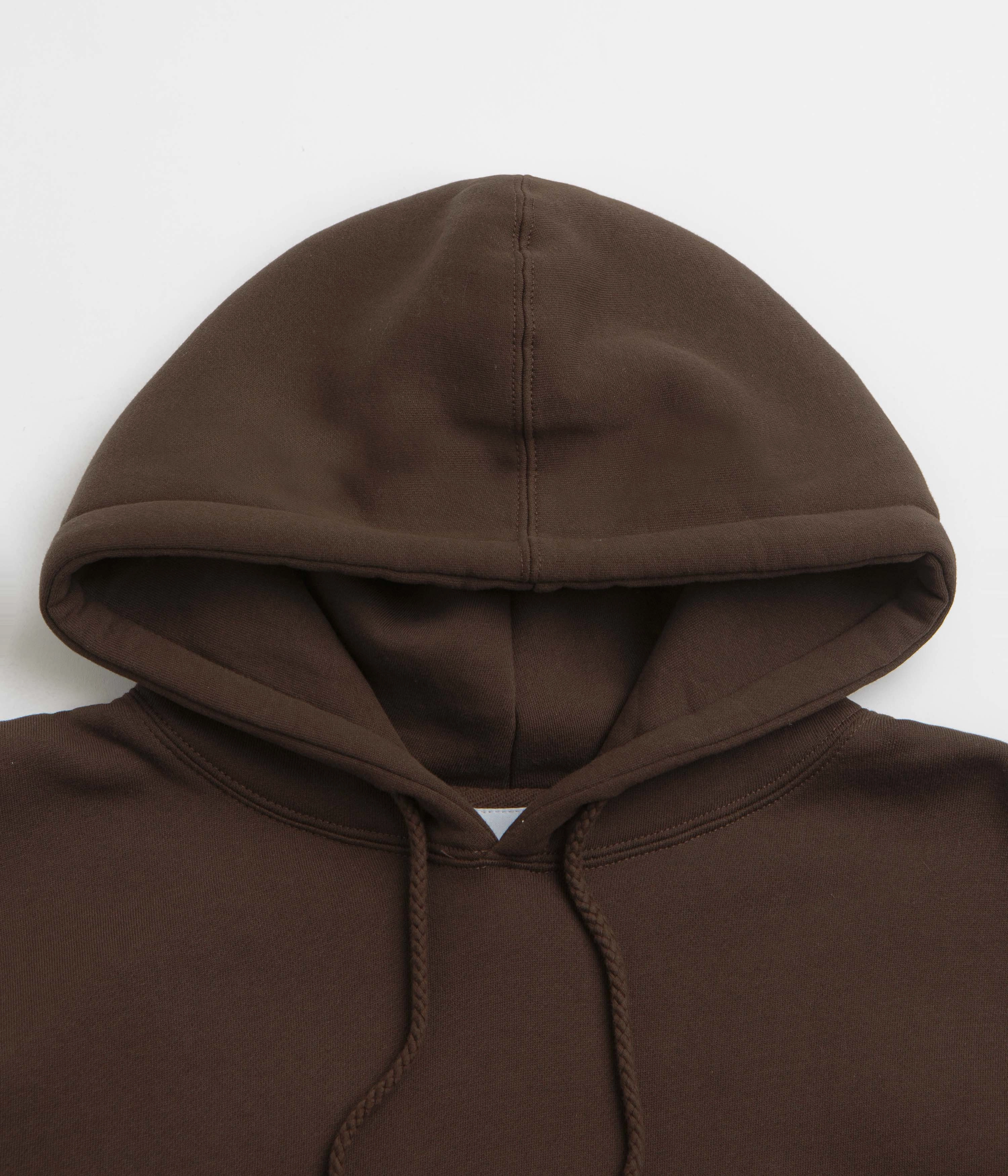 Skateboard Cafe 45 Hoodie - Coffee Hidden Pocket