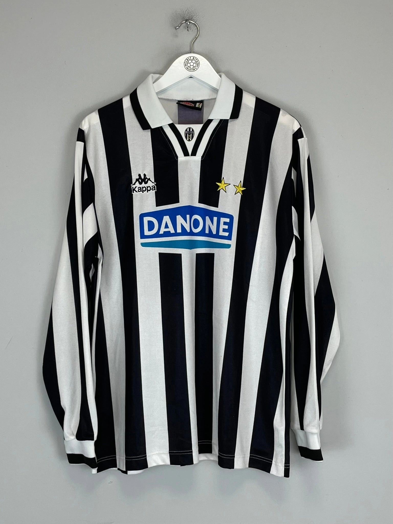 1994/95 JUVENTUS #10 BAGGIO L/S HOME SHIRT (L) KAPPA Thermal regulation Active Lifestyle