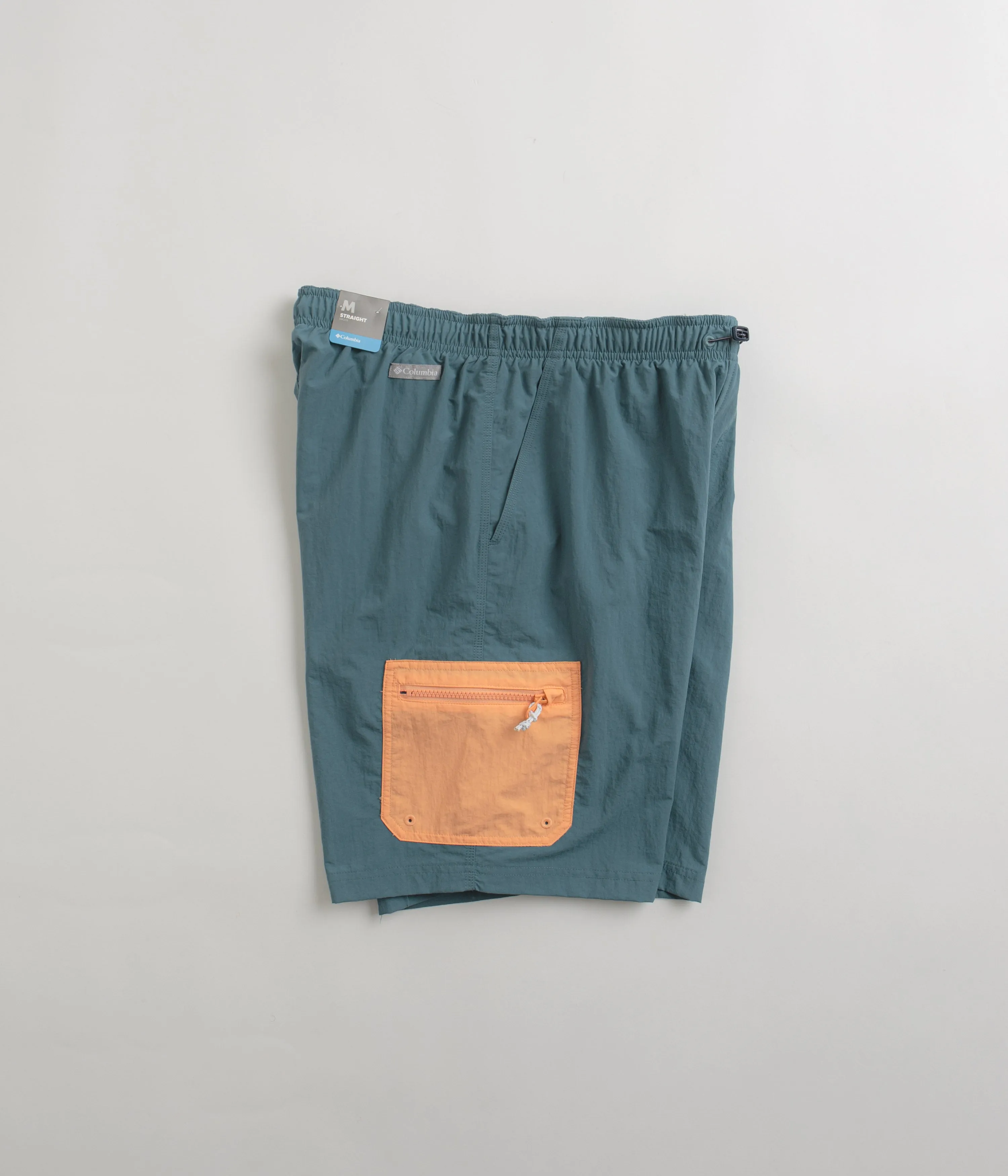Columbia Summerdry Brief 9" Shorts - Cloudburst / Apricot Fizz Zero Bulk Packaging Sporty Design