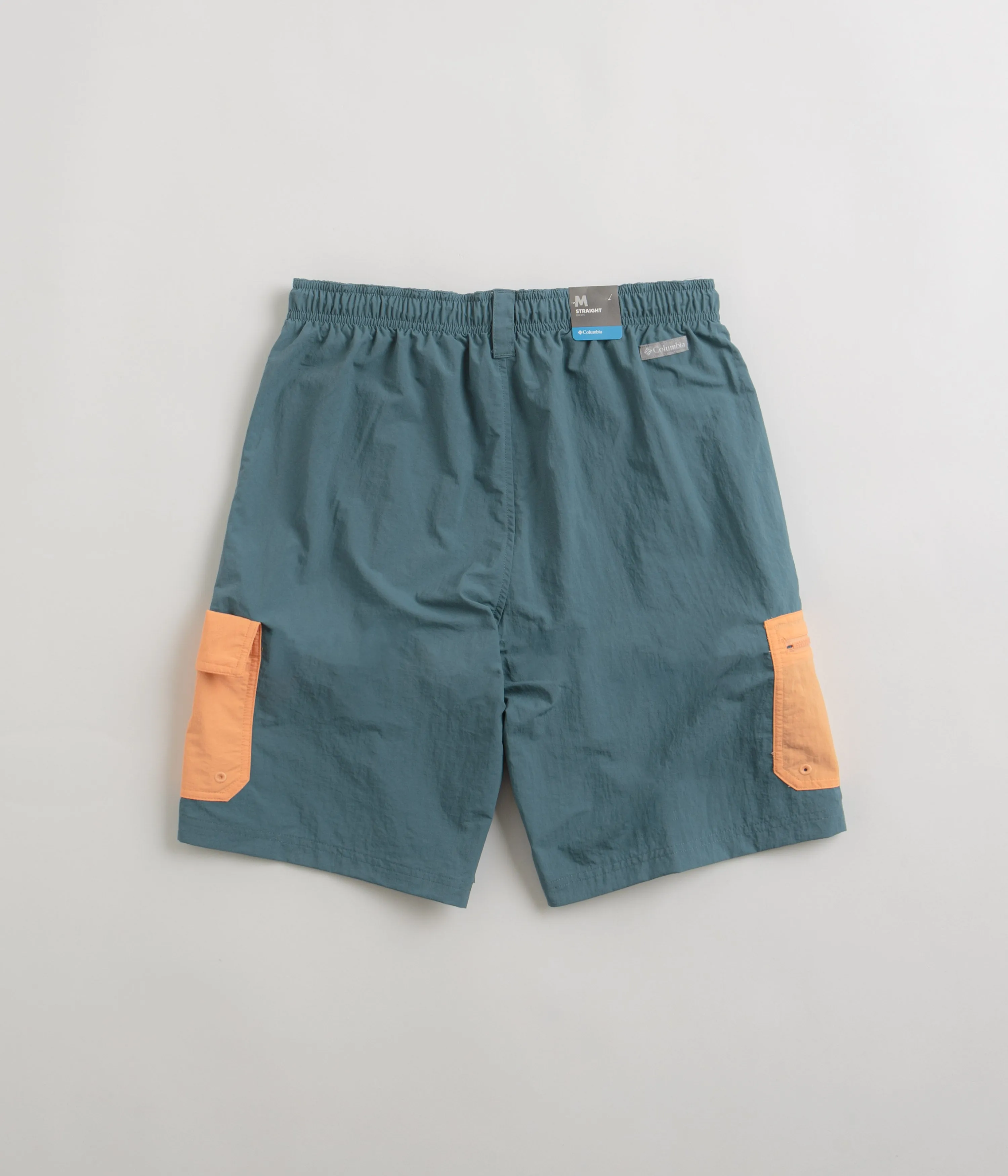 Columbia Summerdry Brief 9" Shorts - Cloudburst / Apricot Fizz Anti Friction Seams Ventilated Panels