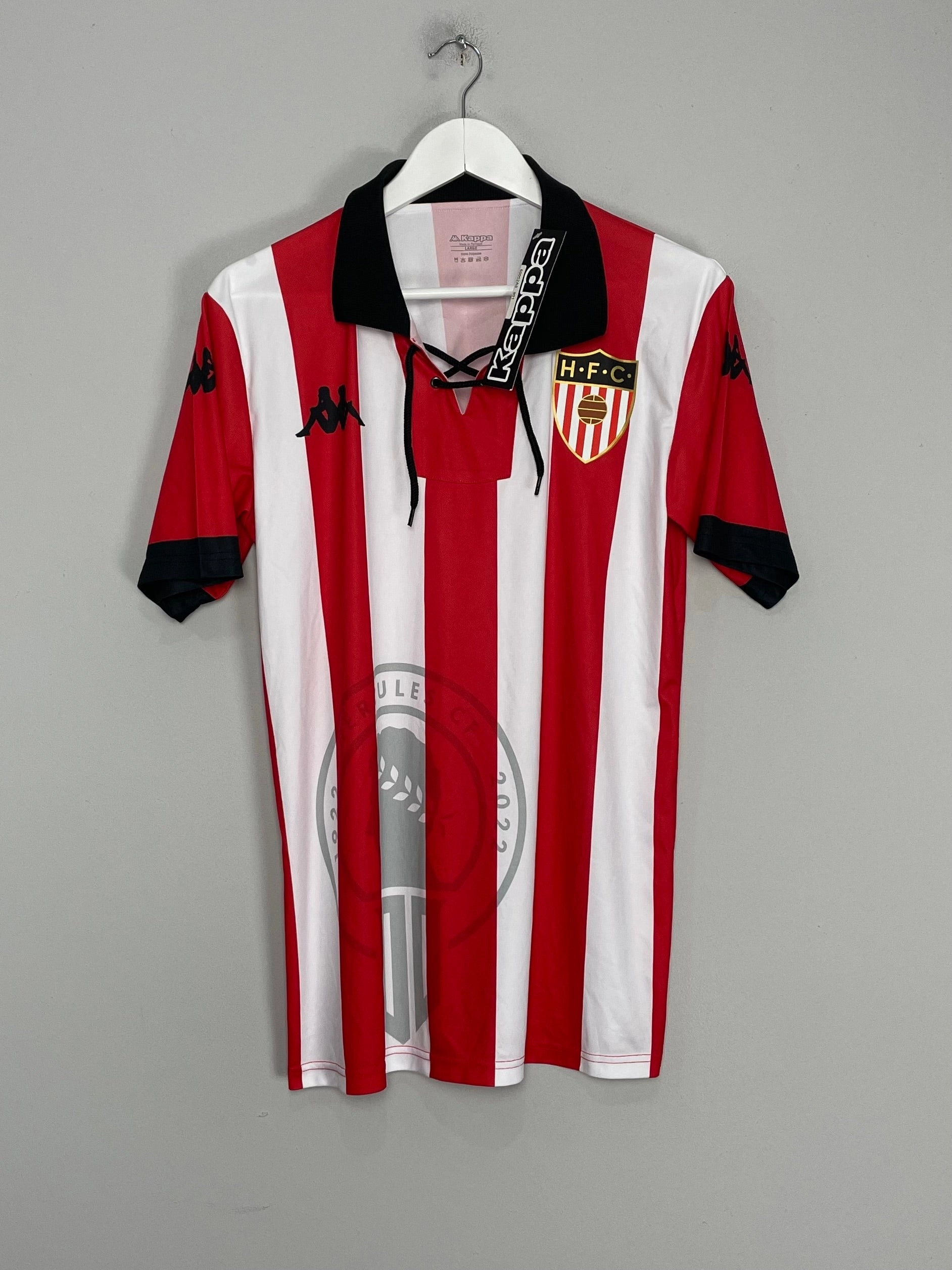 2021/22 HERCULES *BNWT* CENTENARY HOME SHIRT (L) KAPPA Lightweight Thermal Fabric Eco Friendly Material