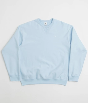 Nike Solo Swoosh Crewneck Sweatshirt - Celestine Blue / White product tassel movement