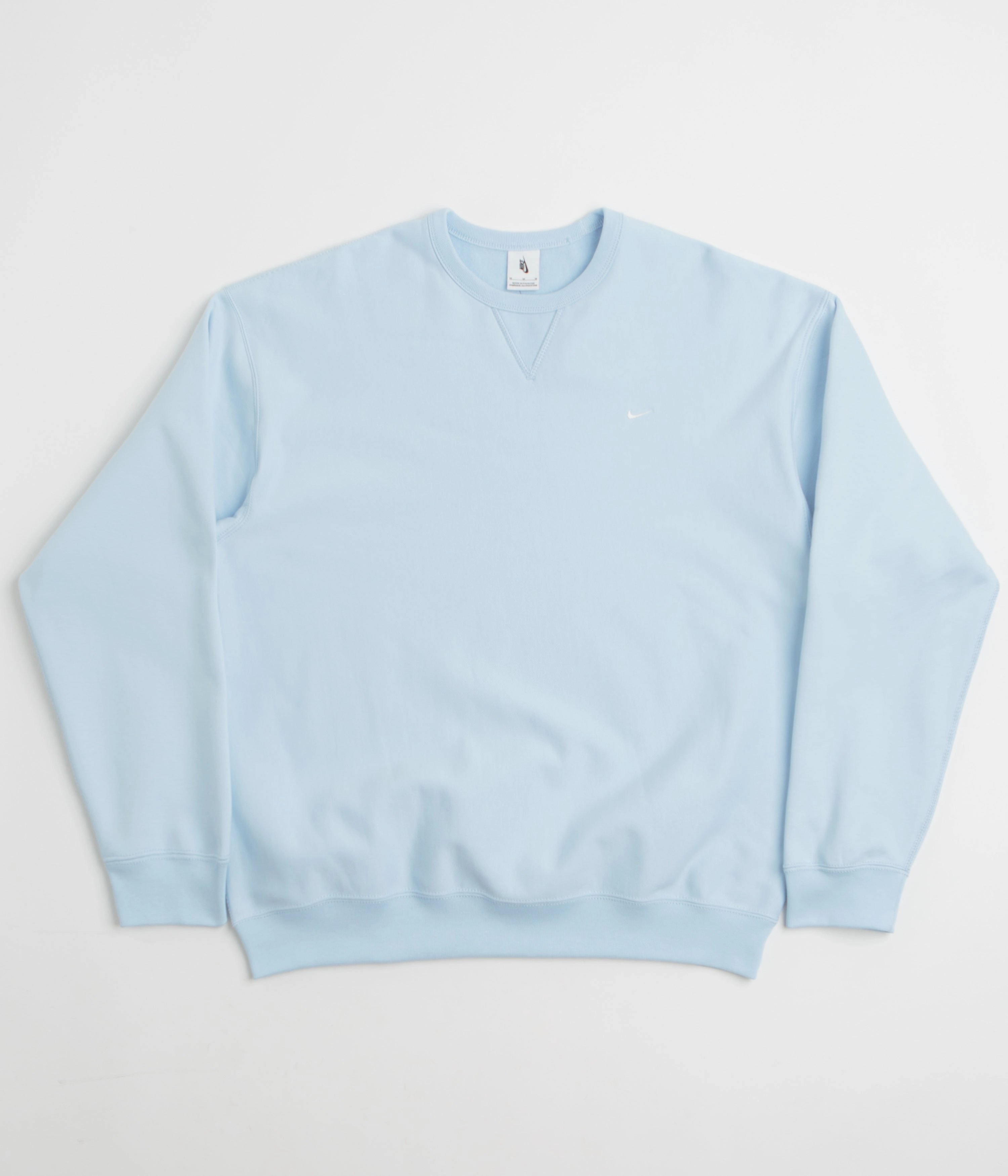 Nike Solo Swoosh Crewneck Sweatshirt - Celestine Blue / White product tassel movement