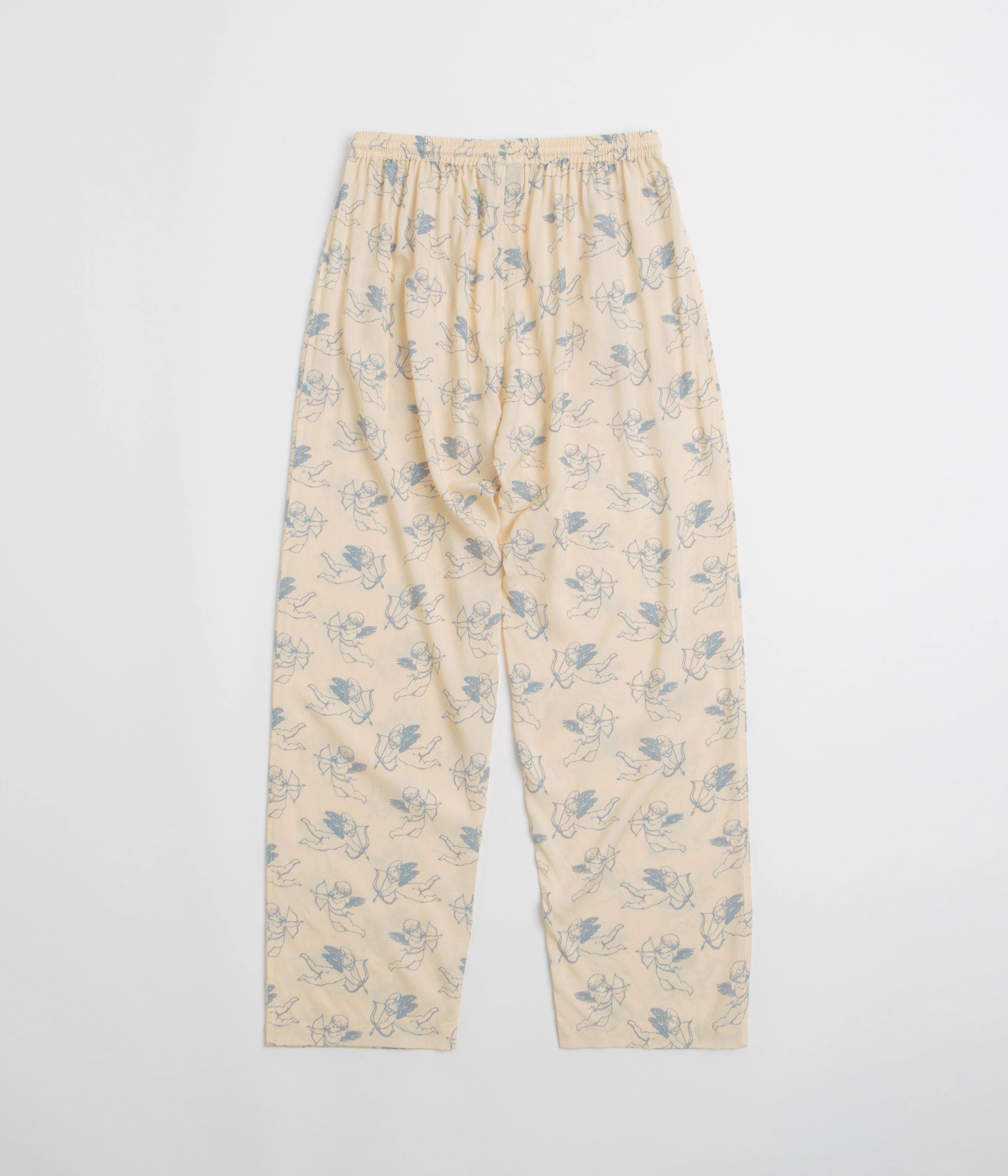 Relaxed Comfort Fit Helas Angels Pyjama Pants - Beige