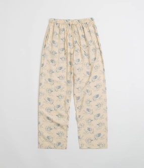Non Irritating Tags Layered Look Helas Angels Pyjama Pants - Beige