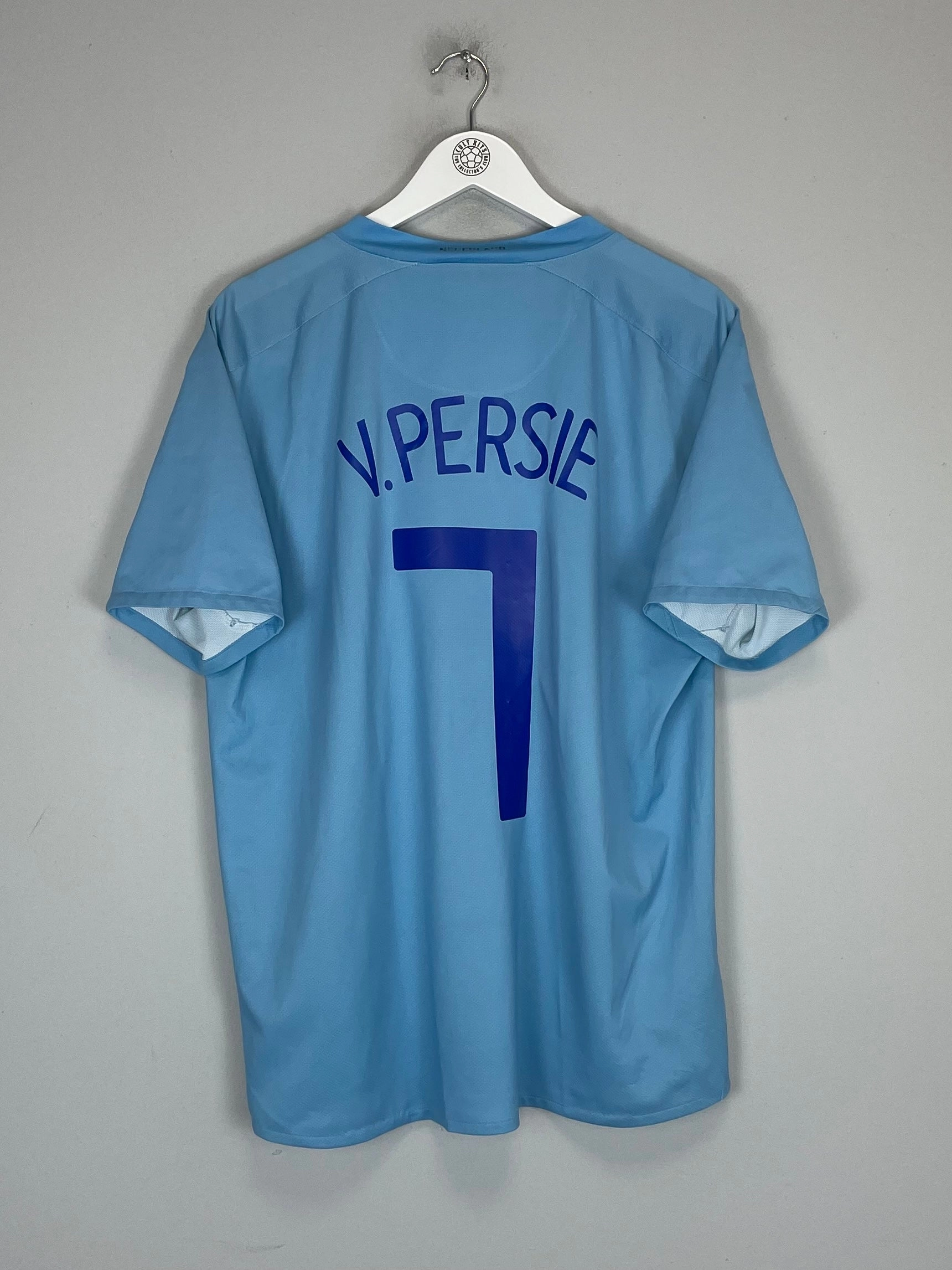 2008/10 NETHERLANDS V.PERSIE #7 AWAY SHIRT (L) NIKE Multi Panel Construction