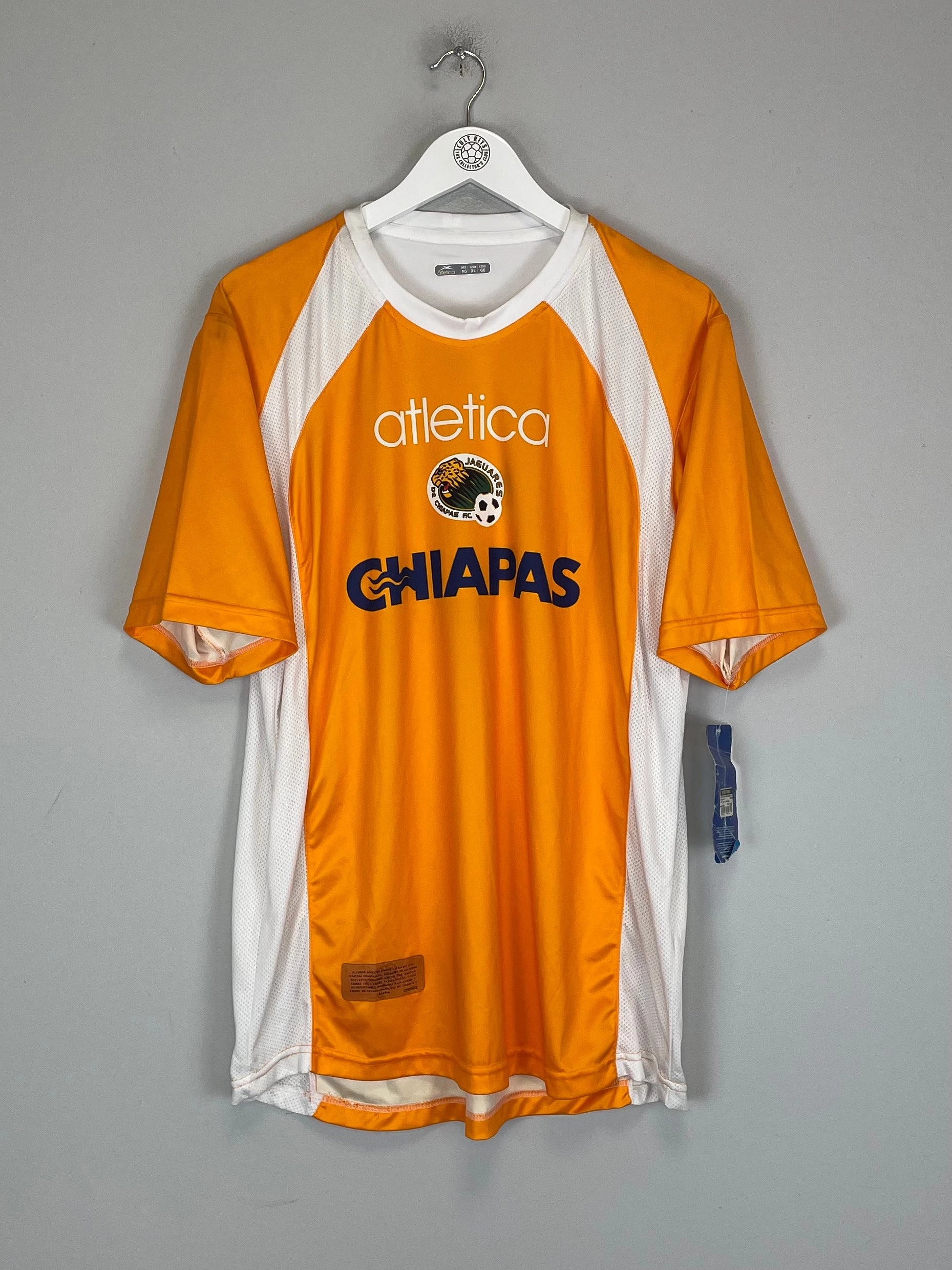 2009/10 JAGUARES CHIAPAS *BNWT* TRAINING SHIRT (XL) ATLETICA Relaxed Neckline Ventilation Mesh Design