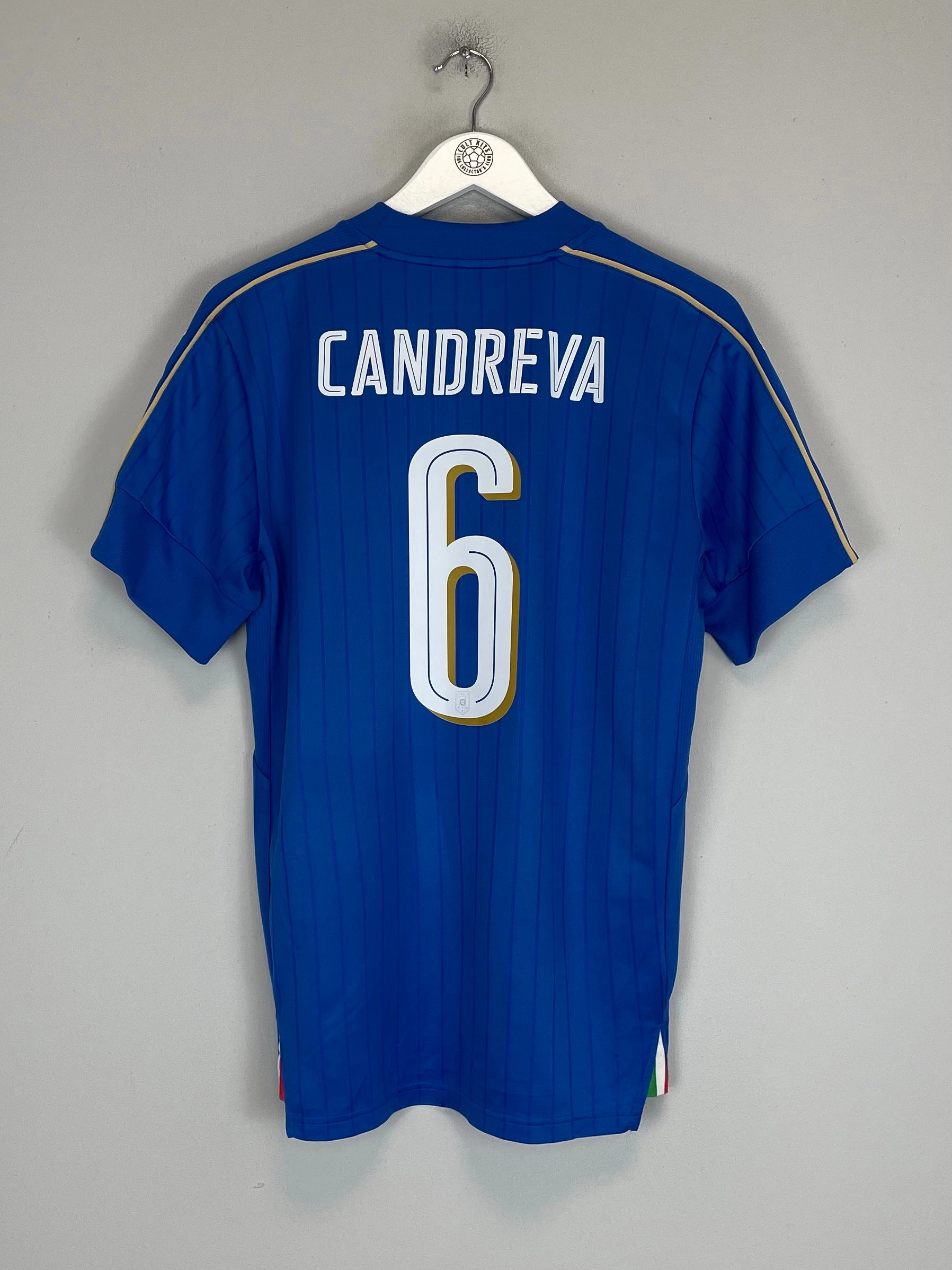 Sustainable production 2016/17 ITALY CANDREVA #6 HOME SHIRT (M) PUMA