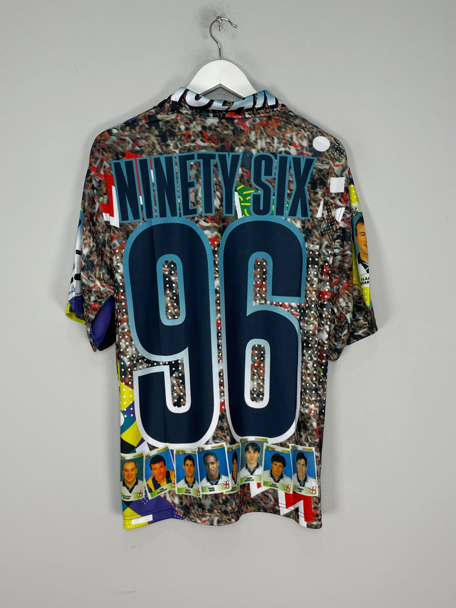 Odor Resistant Treatment Functional Performance 1996 ENGLAND 'JUST THE TICKET' EURO 96 BOOTLEG SHIRT (MULTIPLE SIZES) CULT