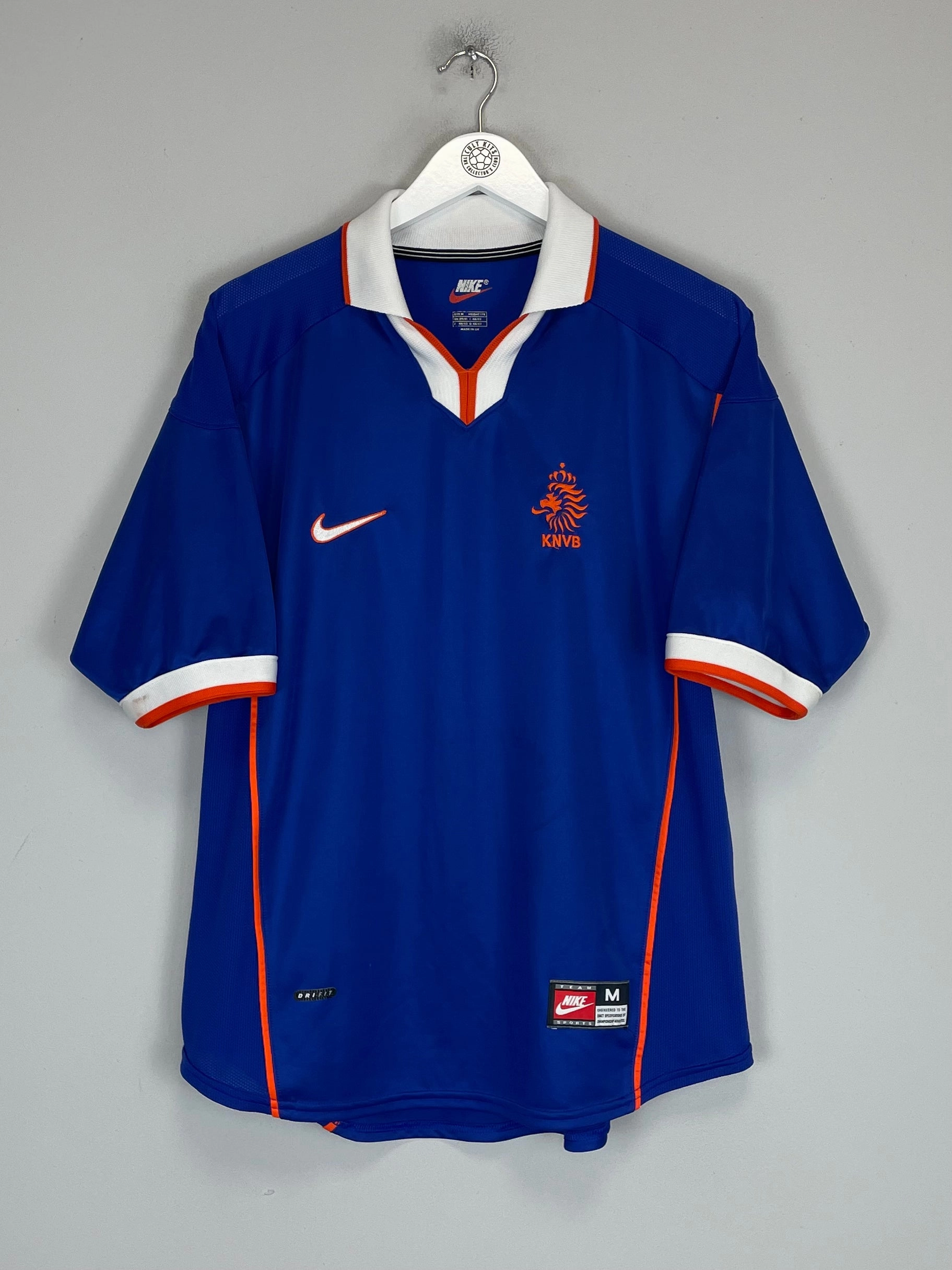 1998/00 NETHERLANDS AWAY SHIRT (M) NIKE Training Gear Movement Support