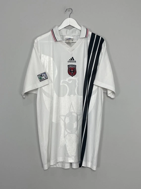 Flatlock stitching 1999/00 DC UNITED AWAY SHIRT (XL) ADIDAS