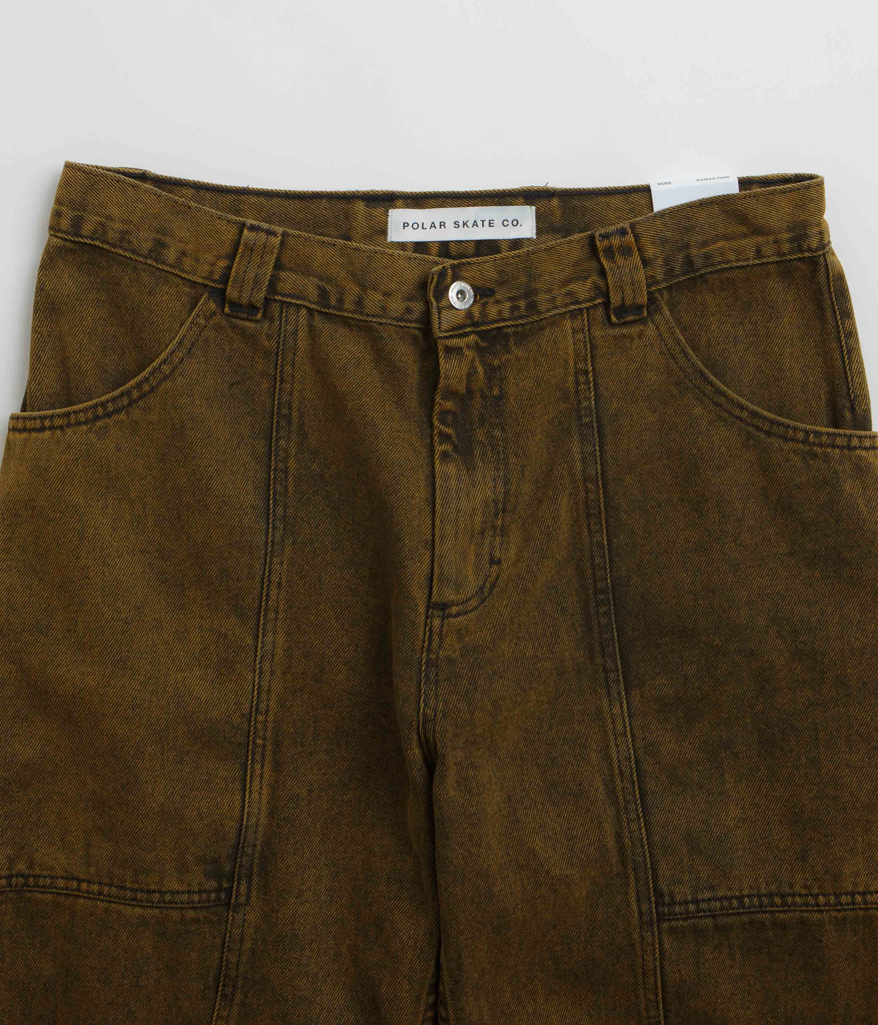 Button front Polar Jiro Pants - Yellow Black