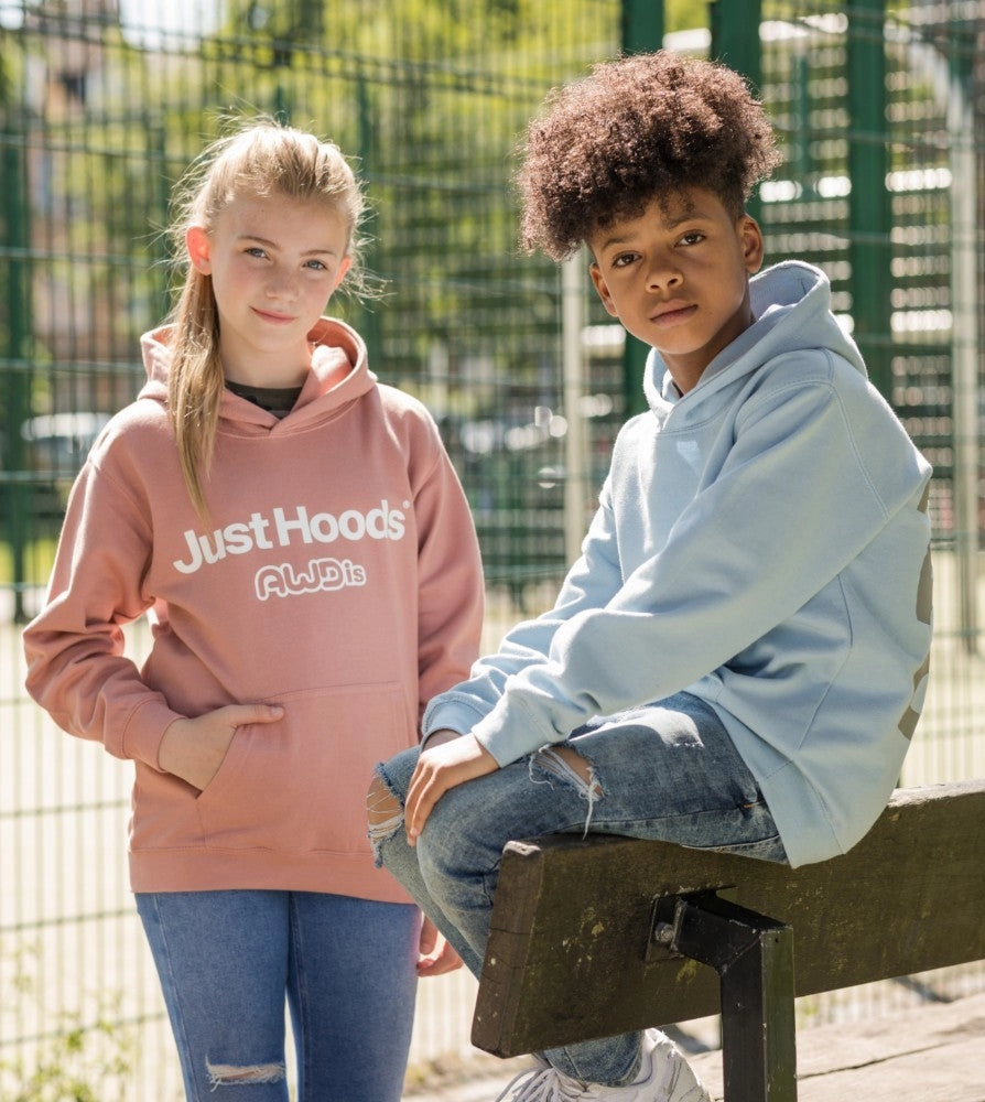 Kids Hoodie | ARCTIC WHITE Generous Hood Space Ivy League style