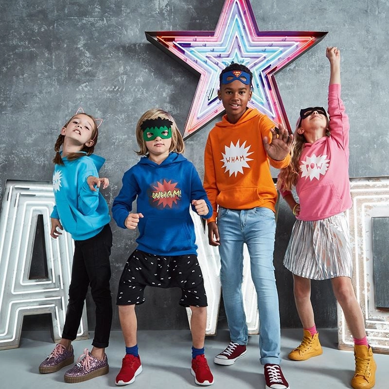 Kids Hoodie | ARCTIC WHITE Fashion Motion Nursing wear