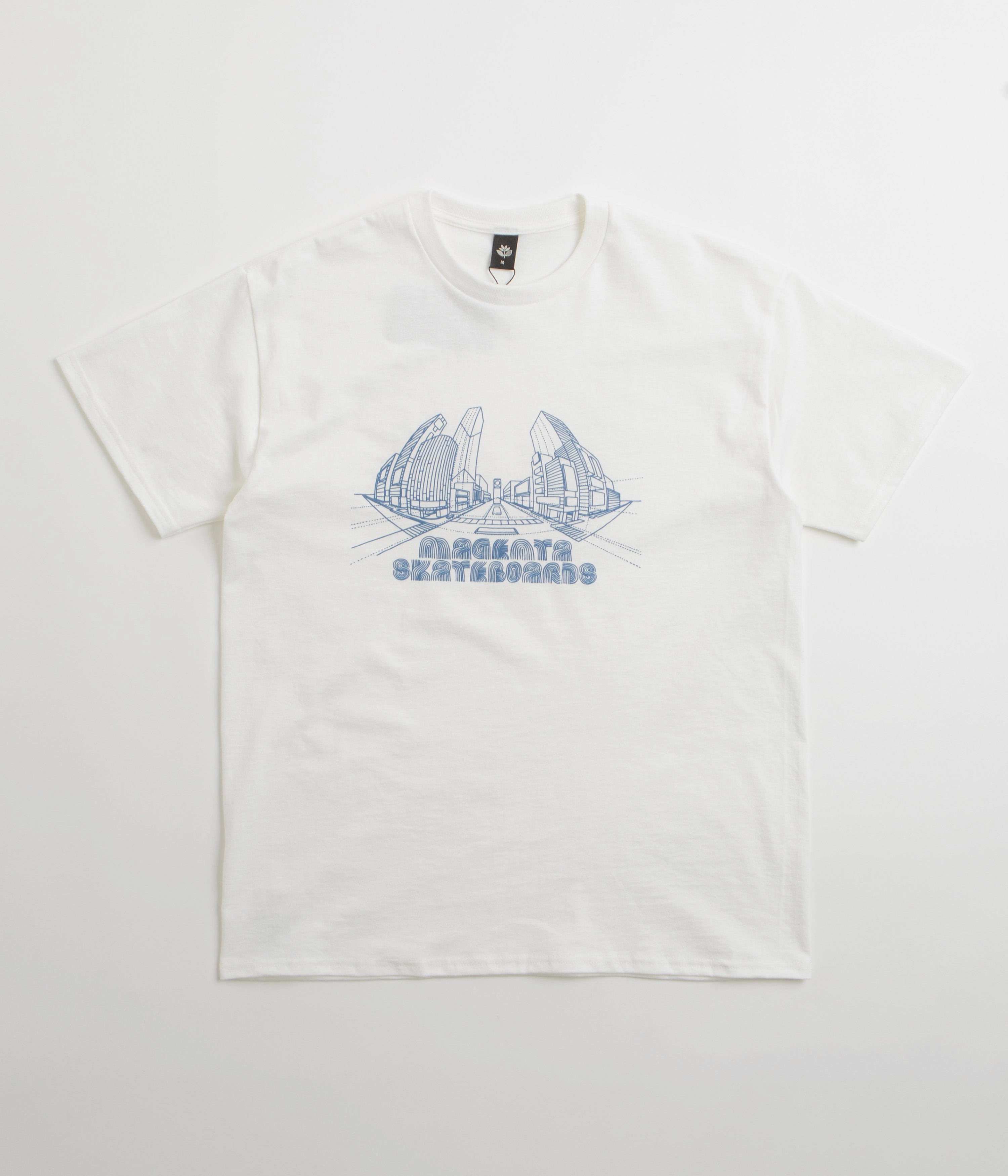 Magenta 3D T-Shirt - White Lightweight Weave