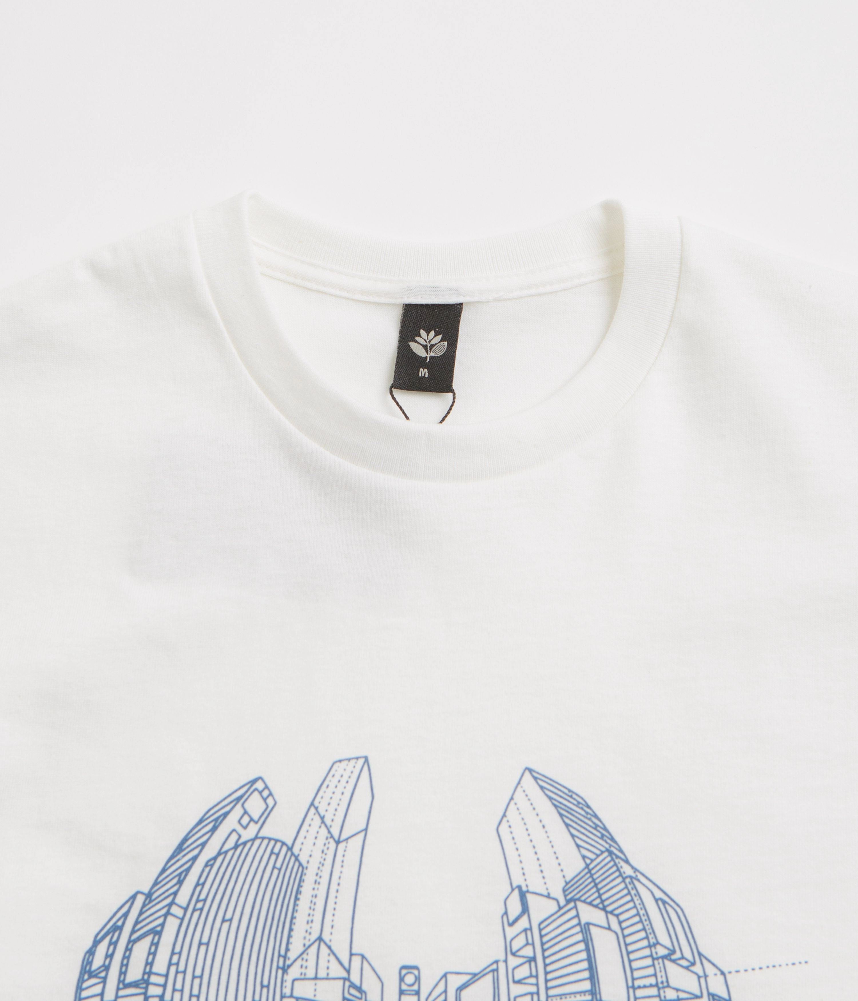 Stylish Layer Look Casual Comfort Layer Magenta 3D T-Shirt - White