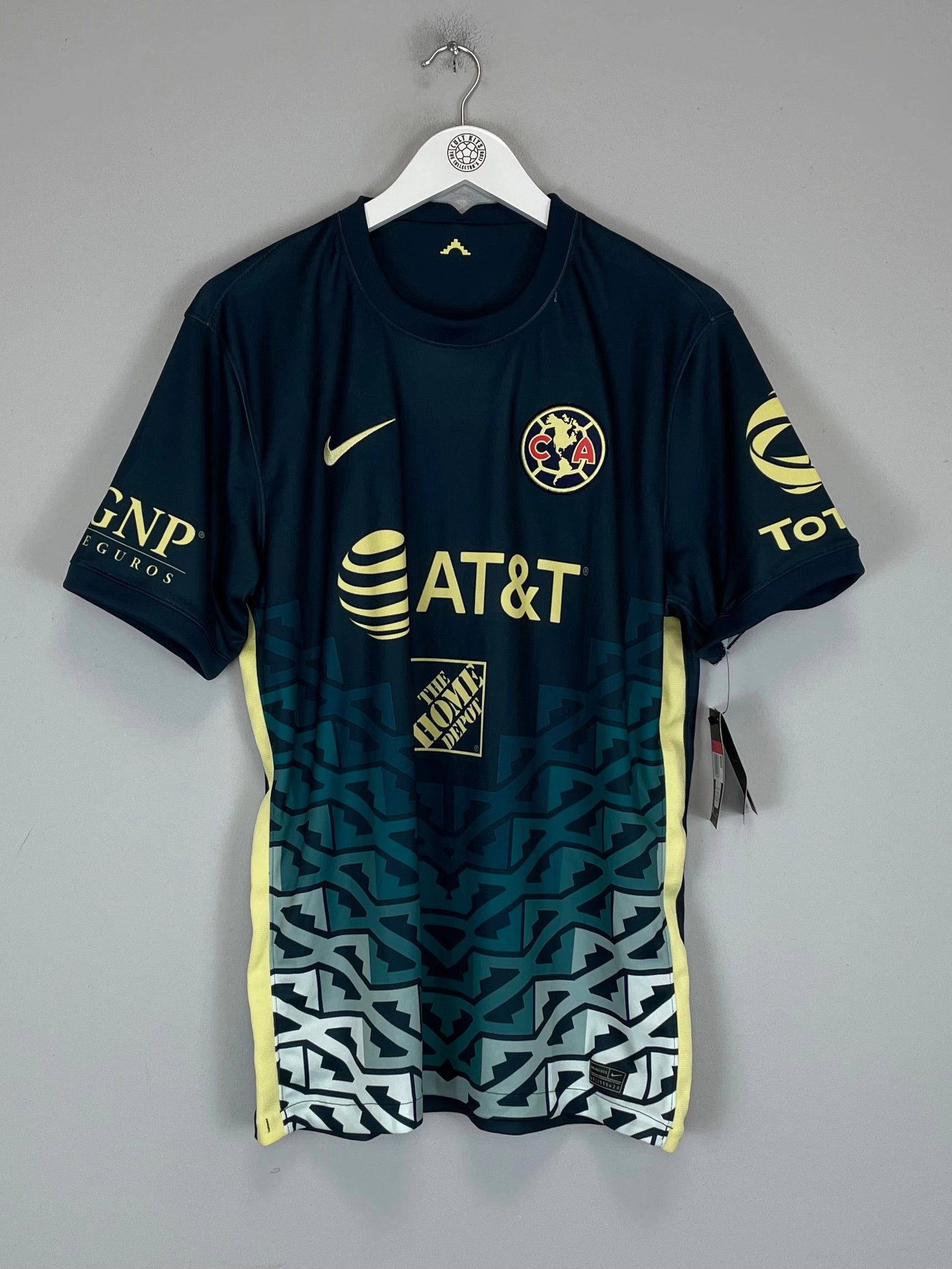 2021/22 CLUB AMERICA *BNWT* AWAY SHIRT (L) NIKE Antibacterial Fiber Blend Multi Directional Breathability