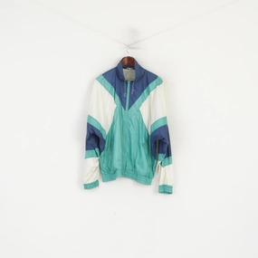 Crash In Town Men L Jacket Shiny Cream Green Vintage Festival Nylon Bomber Top Procedure Mirror