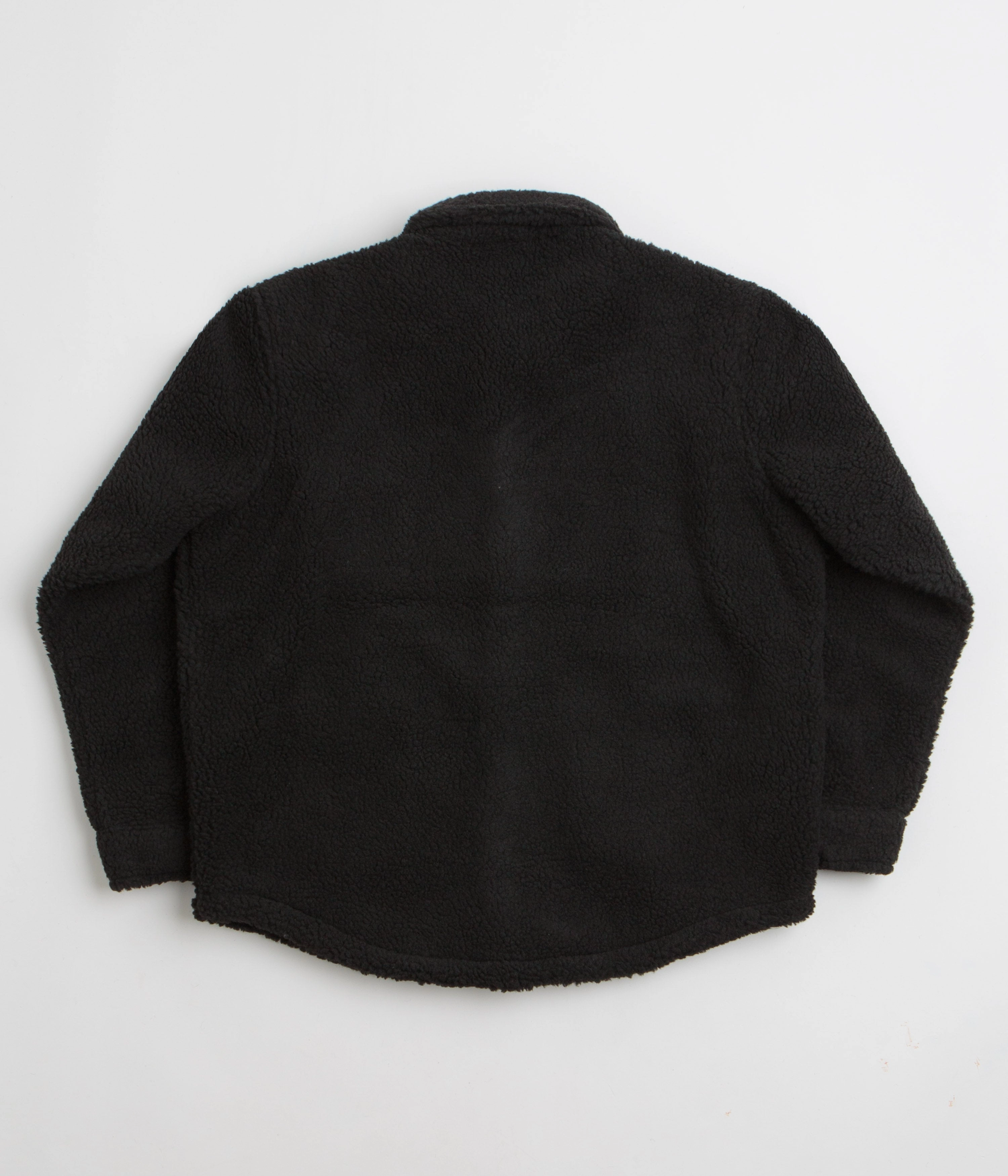 Fucking Awesome Pile Fleece Overshirt - Black young people