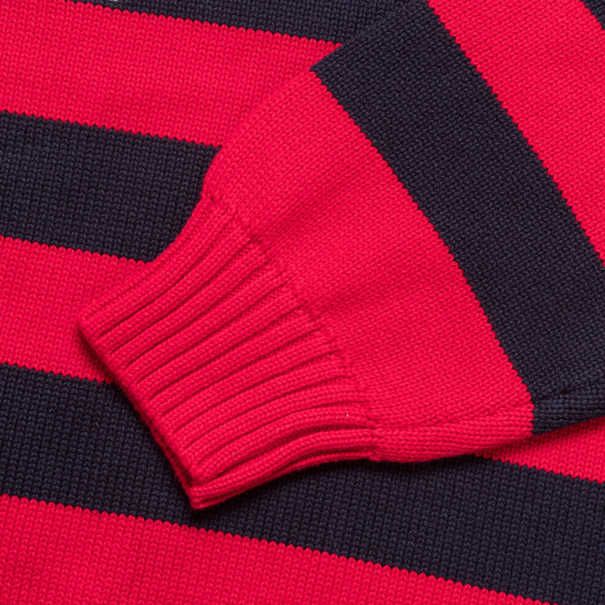 Striped Flag Knitted Sweater - Multi Modern Drape Neutral Tone Colorfast Guide