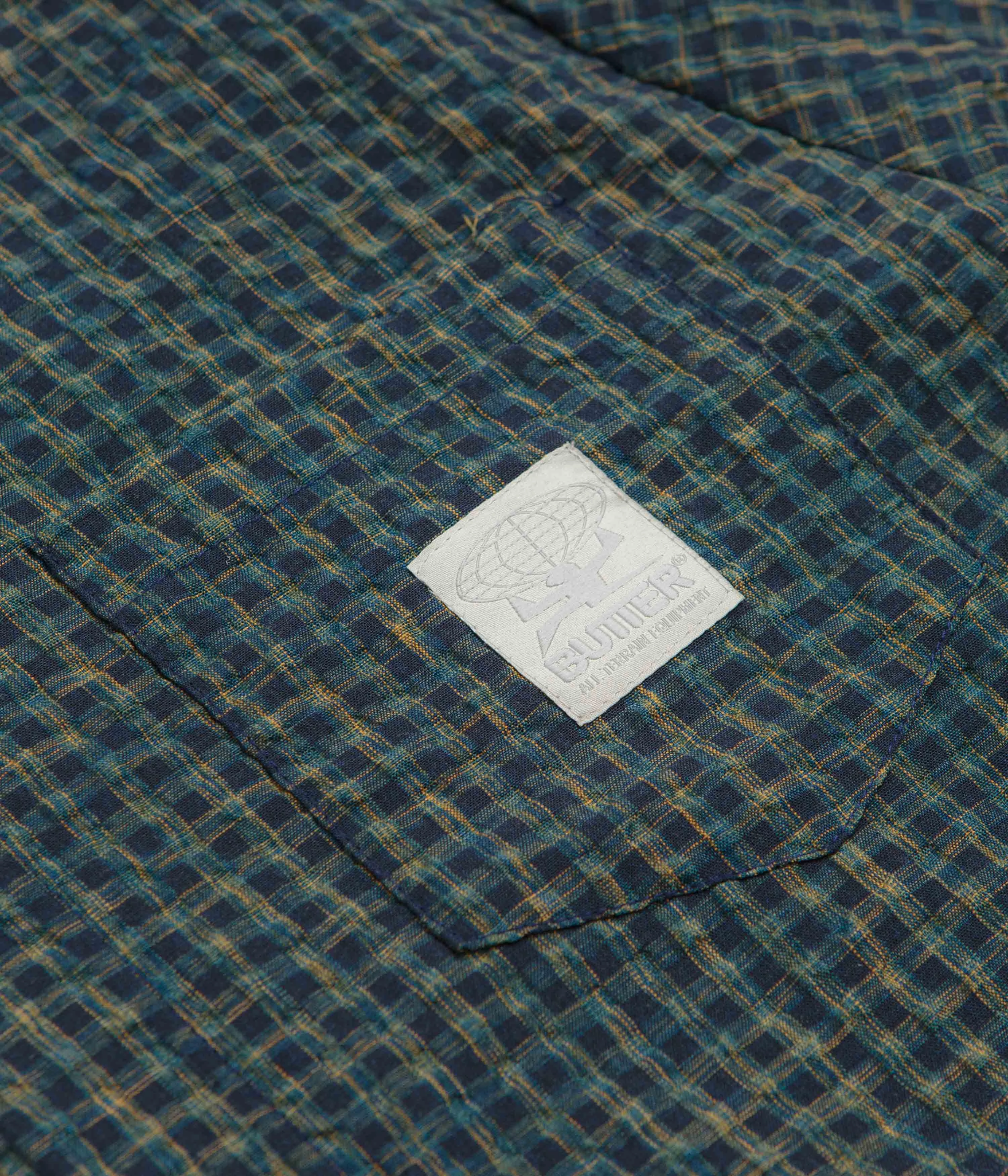 Comfort Stretch Butter Goods Equipment Short Sleeve Shirt - Navy