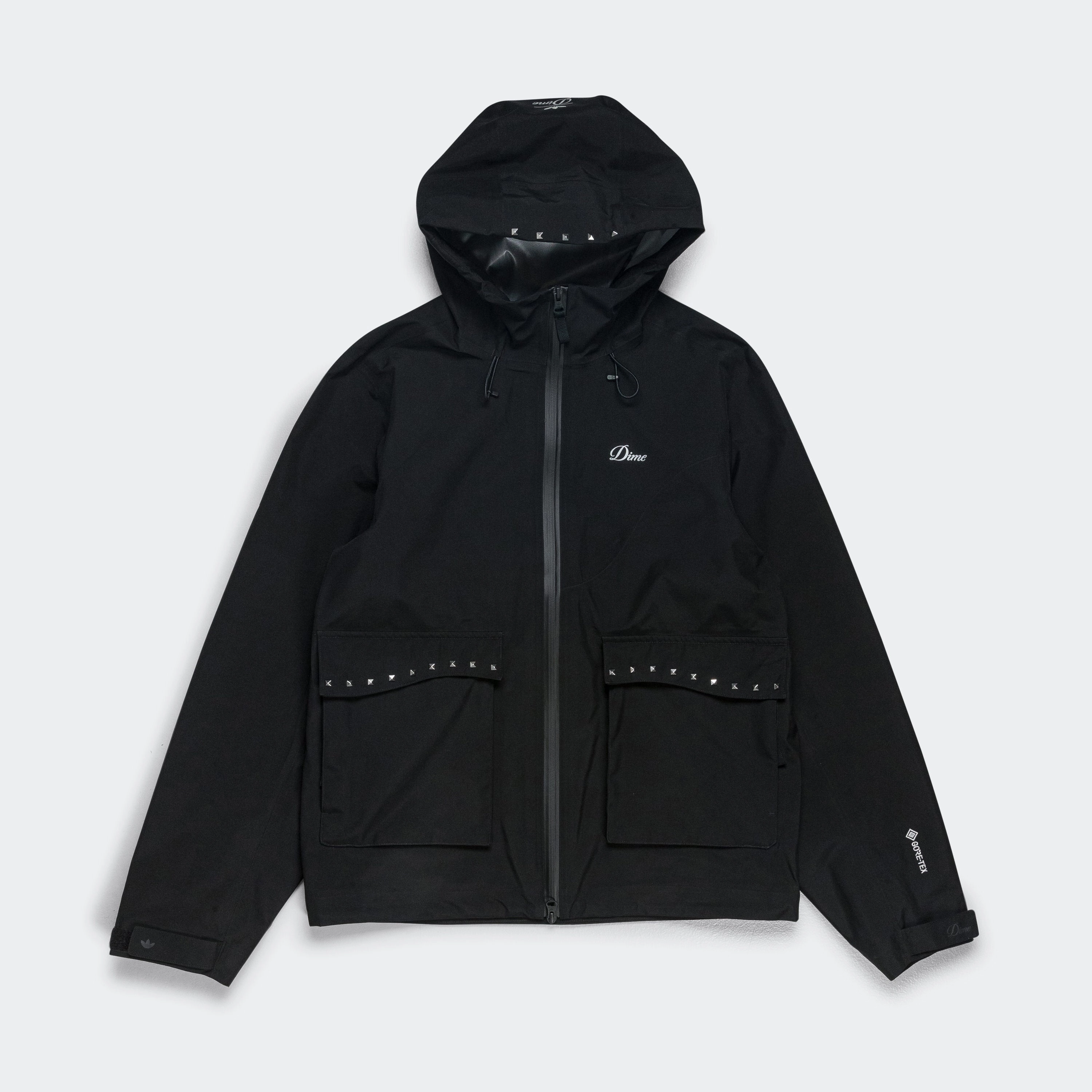 Stud Jacket x Dime - Black Compact Packability Anti Static Inner Layer