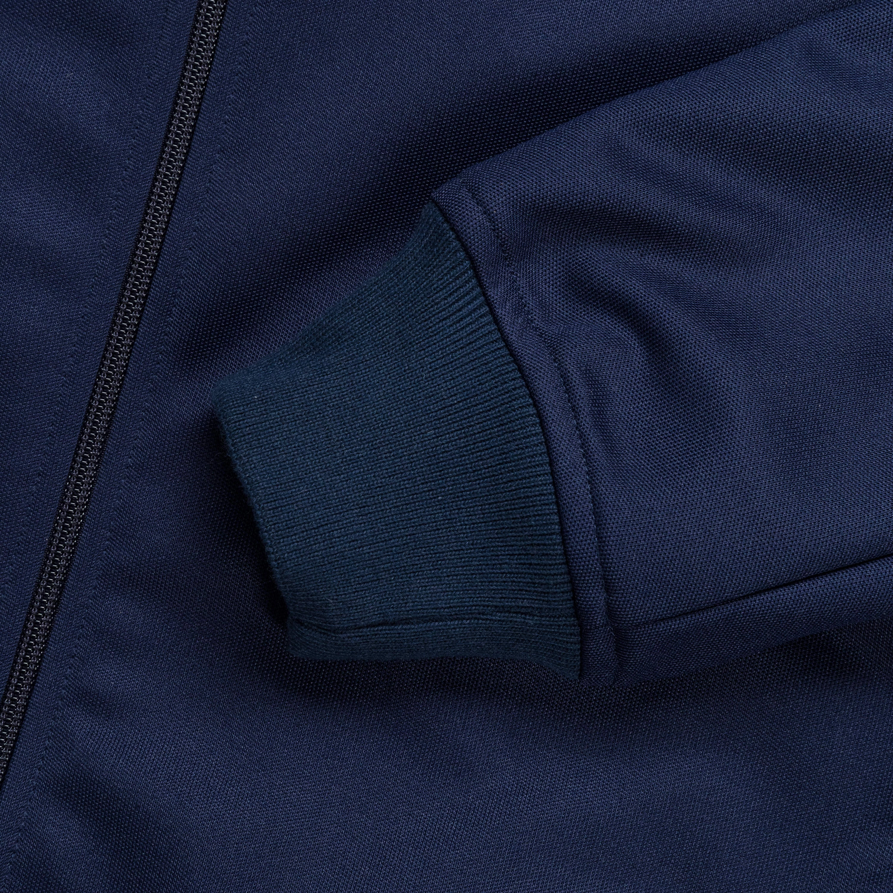 Studded Track Jacket - Navy Travel Functional Wear Tagless Neckline Design