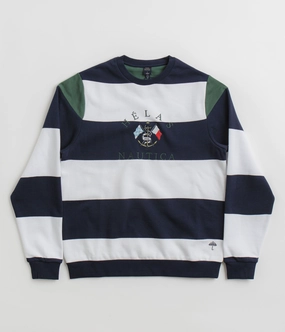 Helas x Nautica Crewneck Sweatshirt - Navy / White Cool Comfort