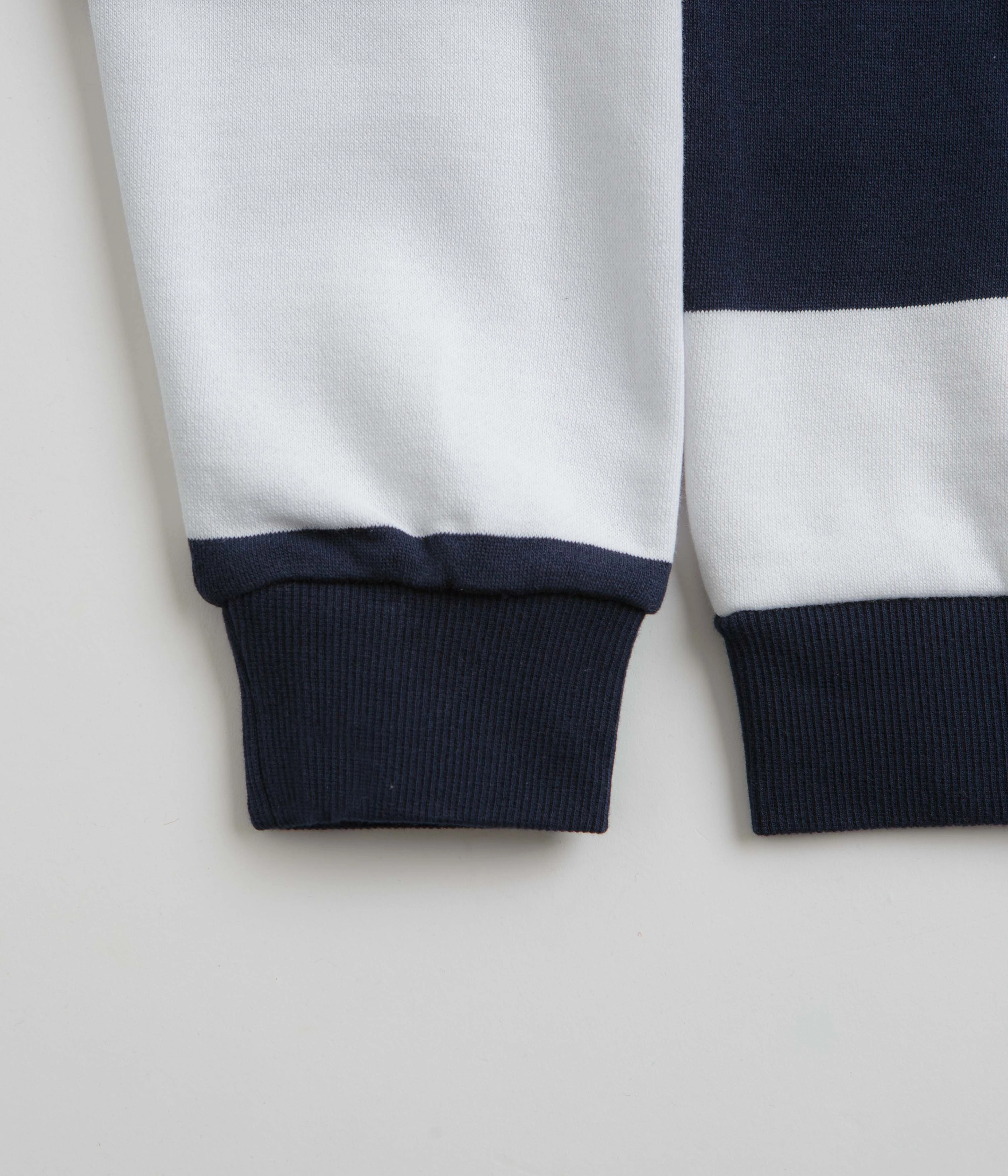 Helas x Nautica Crewneck Sweatshirt - Navy / White product promotion fuzzy texture