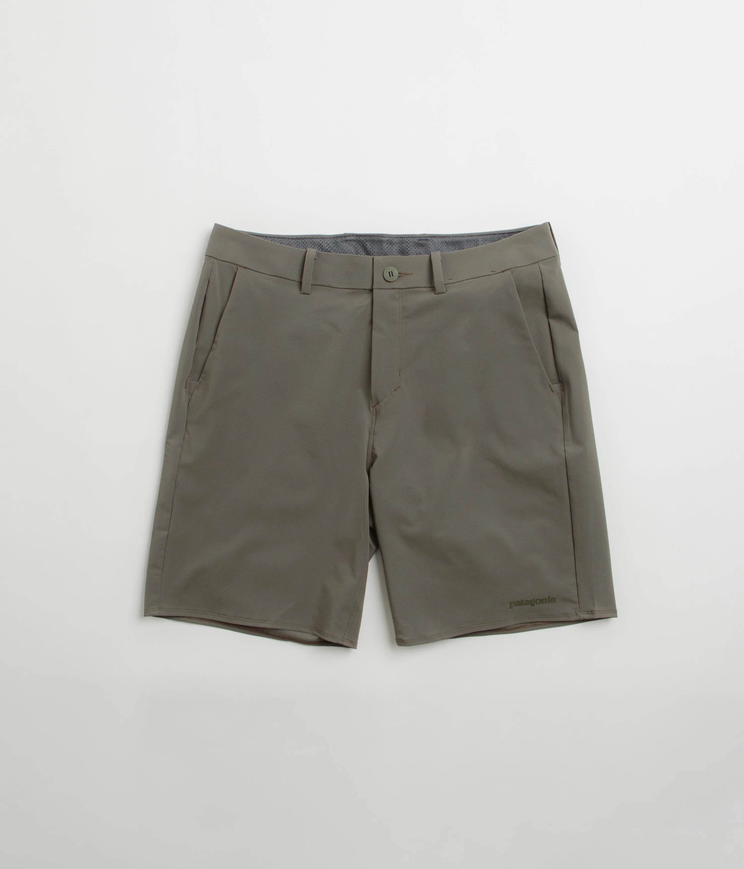 Patagonia Hydropeak Hybrid Walk 18" Shorts - Basin Green Snag Free Zipper