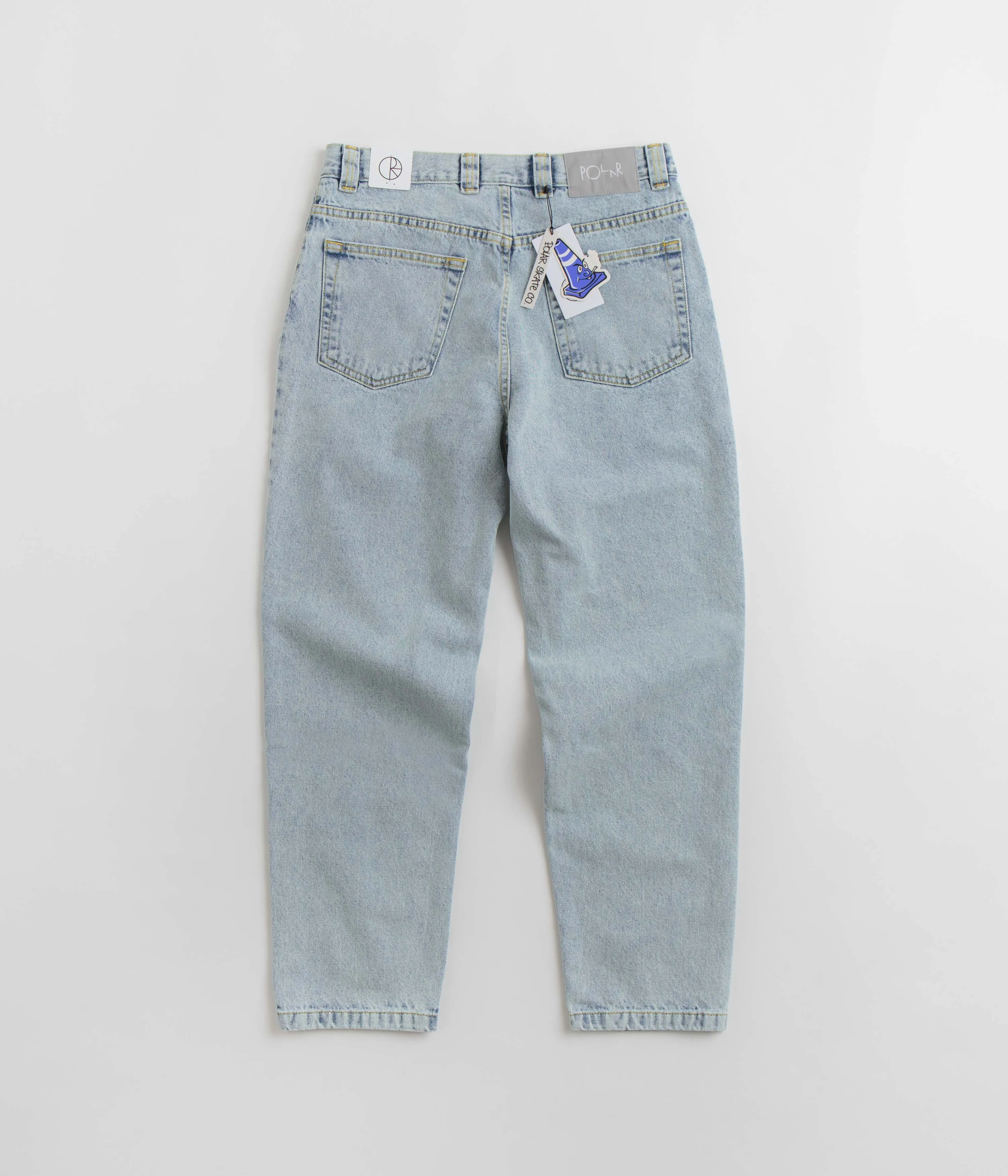 Non Stretch Denim Plain Favorite Polar '92 Jeans - Light Blue