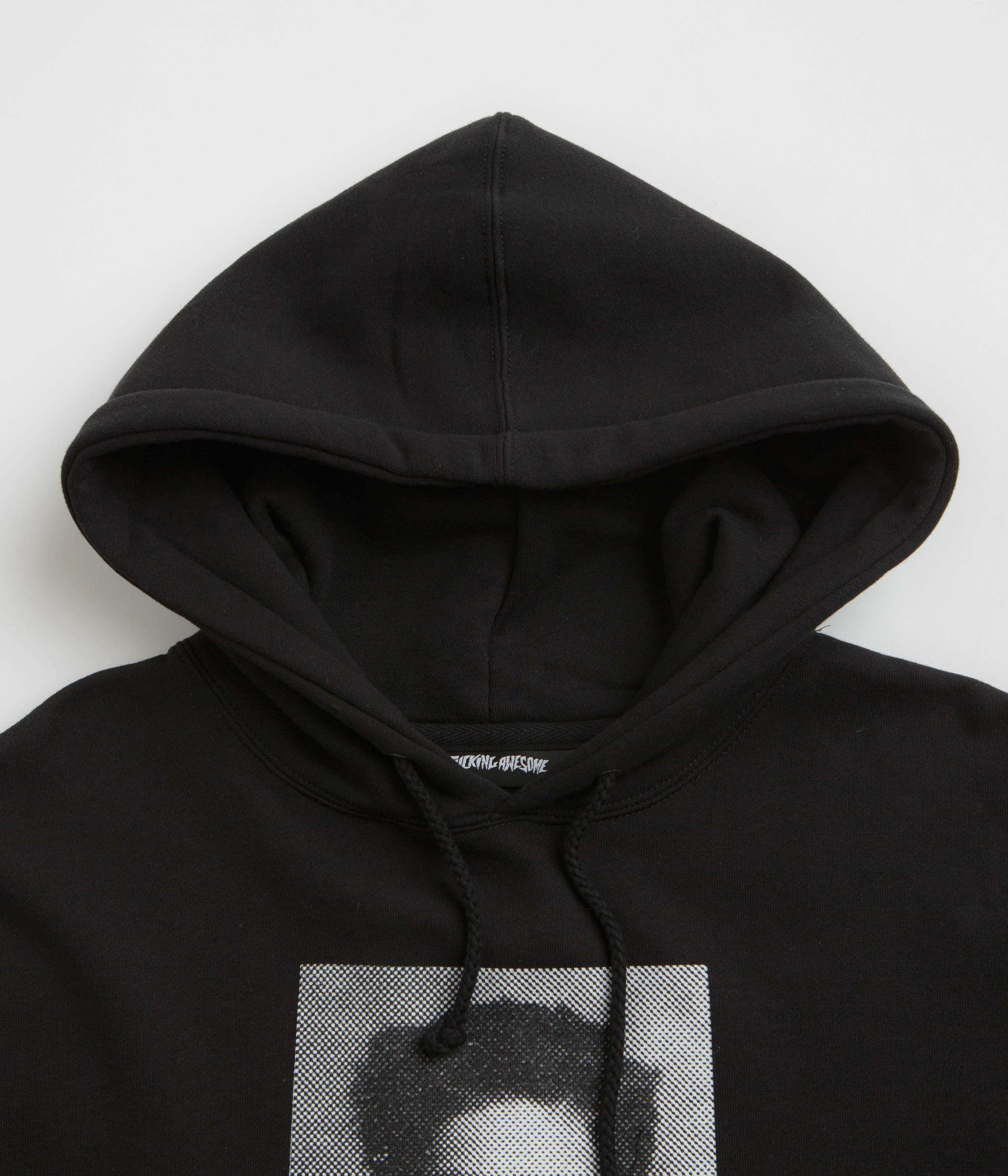 Sheep like Stain Resistant Fucking Awesome Gonz Class Photo Hoodie - Black