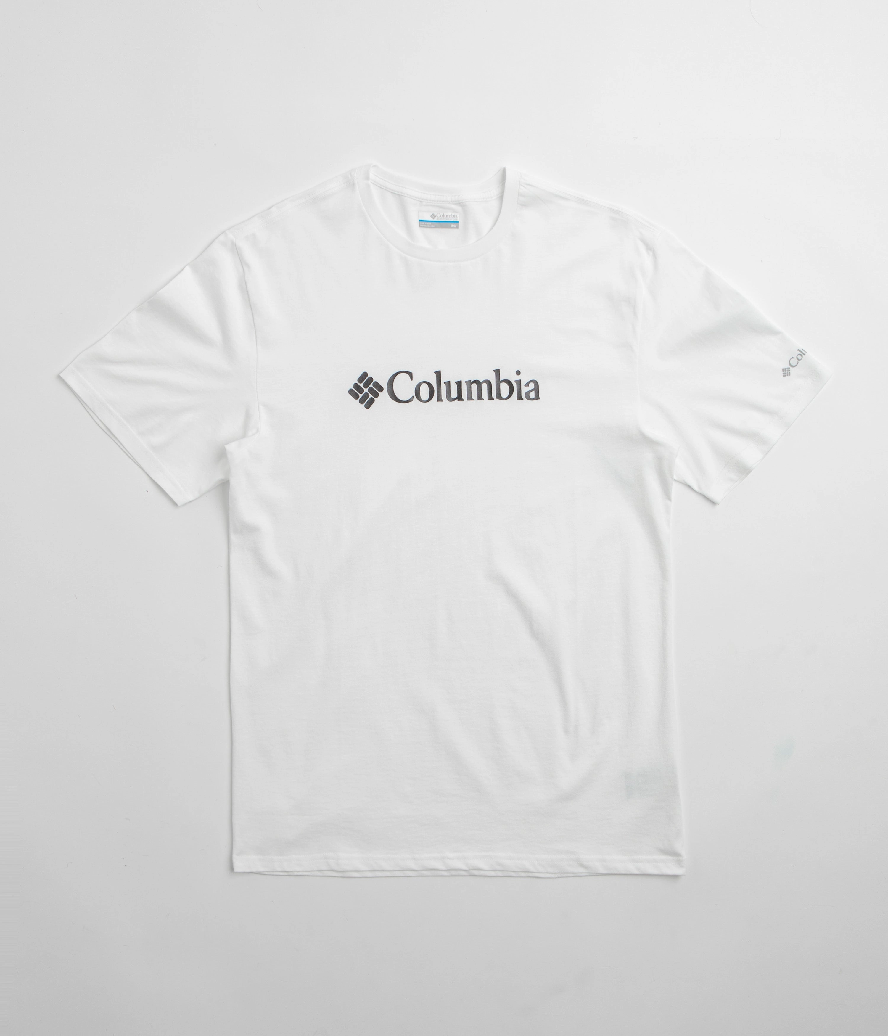 Relaxed Look Columbia CSC Basic Logo Short Sleeve T-Shirt - White
