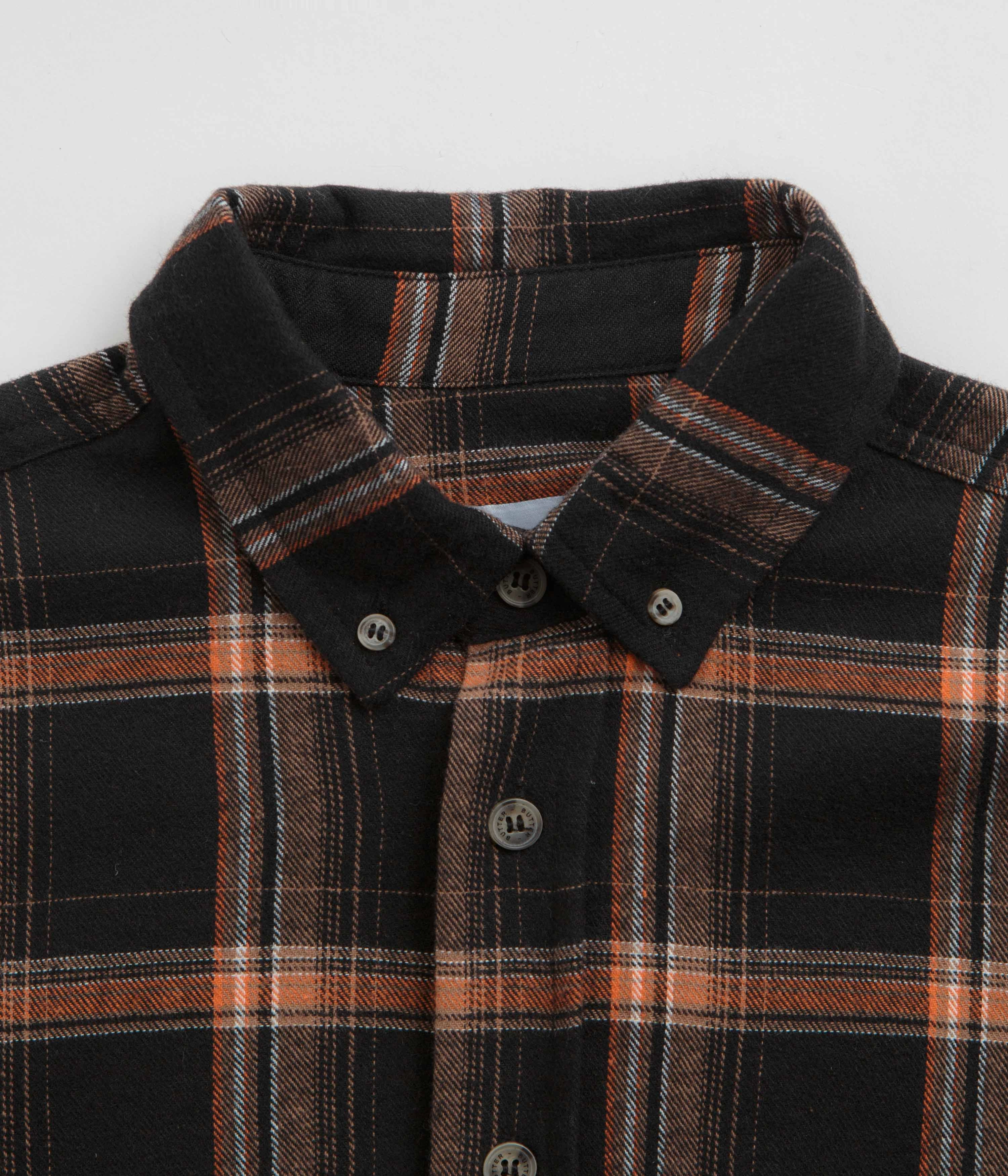 Butter Goods Bugs Flannel Shirt - Black Limited Edition