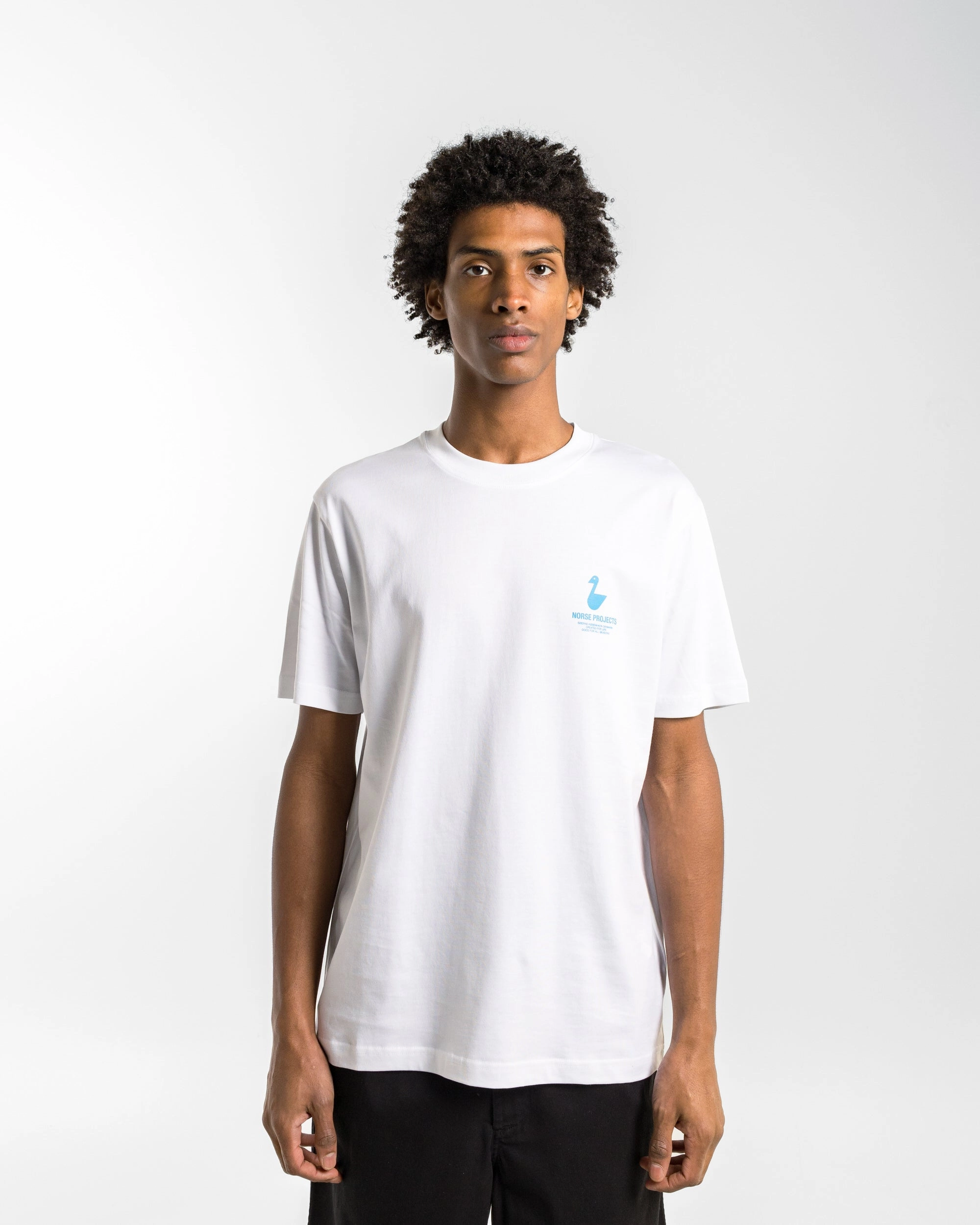Johannes Organic The Lakes Print T-Shirt - White Daily Comfort Style