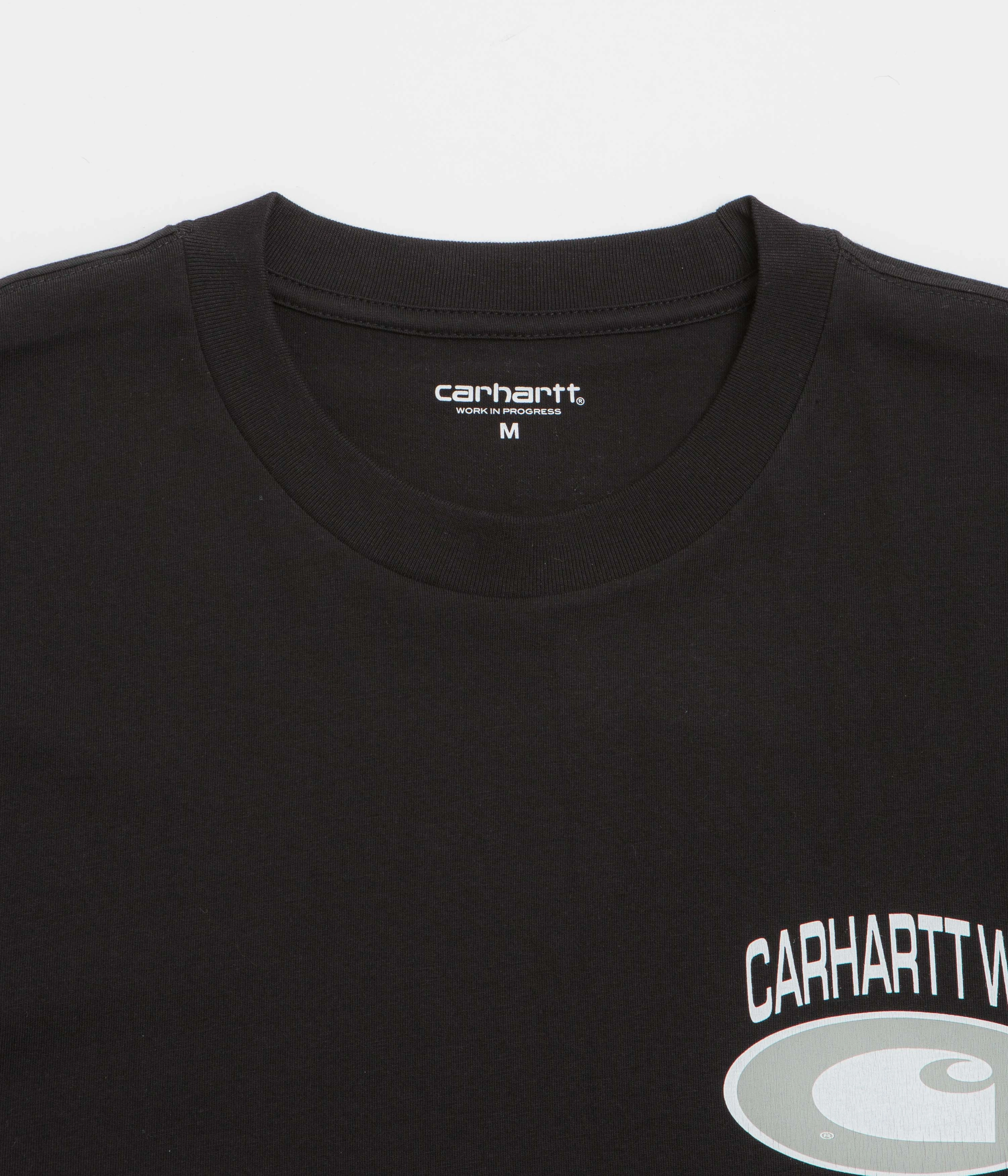 Stretch Fabric Technology Simple Yet Cozy Carhartt Tire T-Shirt - Black