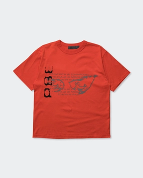 Comfy Essentials Wear Playful Design Watcher Tee - Red