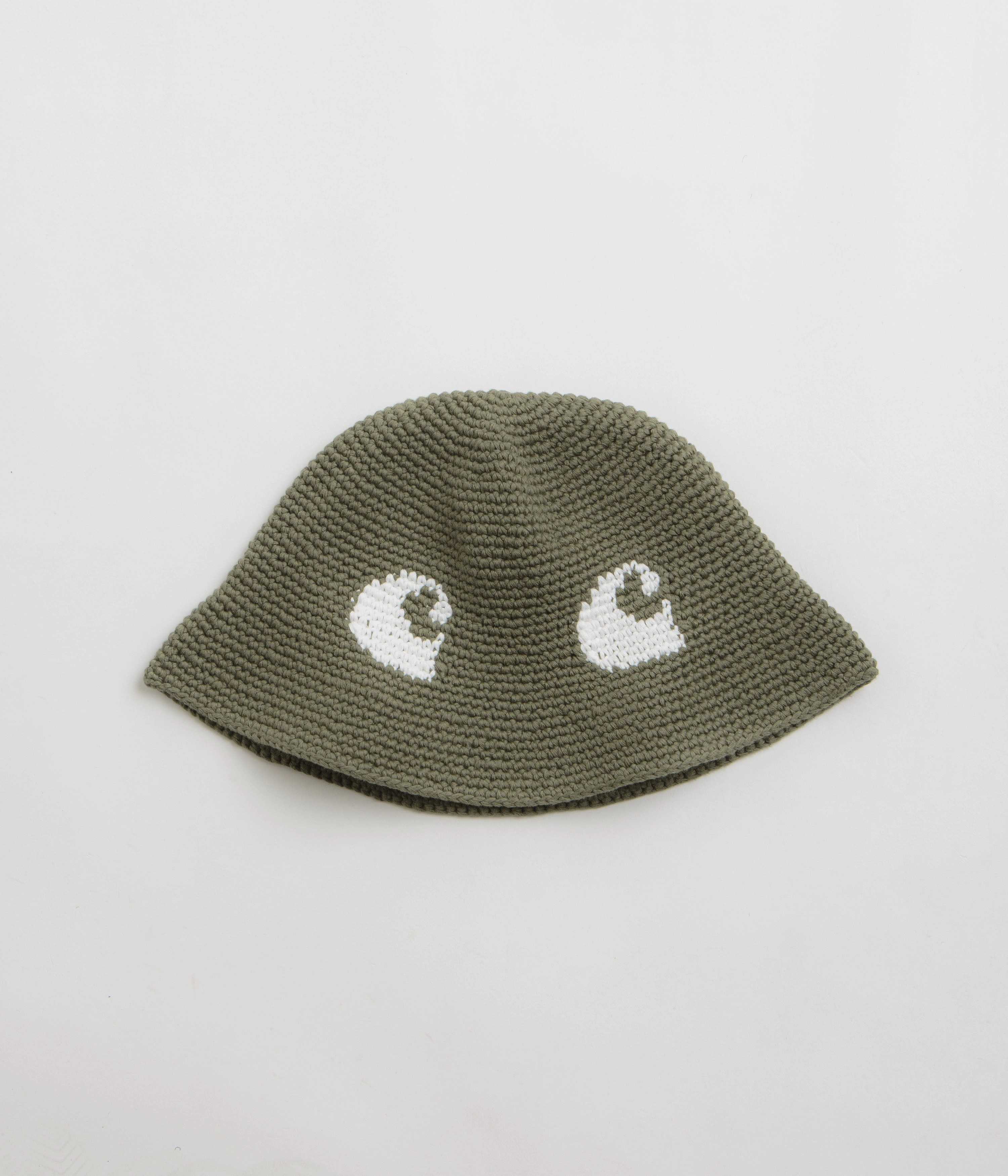 All Time Thermal Air Pocket Carhartt Cane Bucket Hat - Dollar Green / White