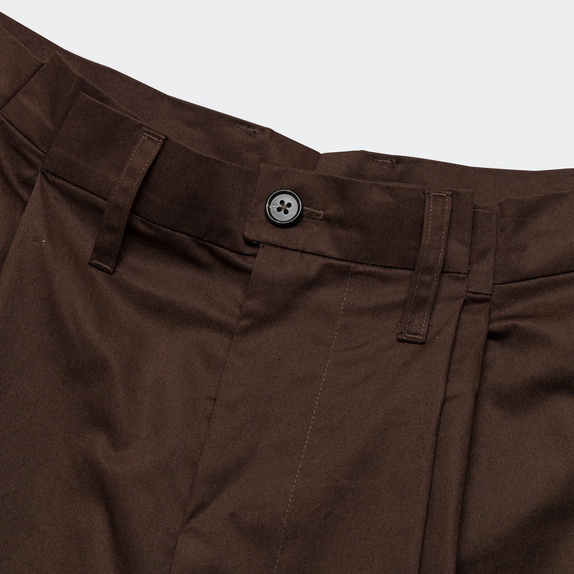 Timeless Comfort Wear Suit Pants - Cotton Twill Suiting Brown