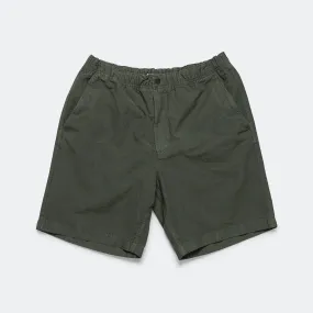 Odor Resistant Finish Ezra Cotton Linen Short - Spruce Green