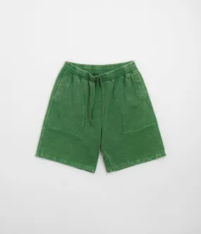 WaterResistantFinish Dime Cyclone French Terry Shorts - Evergreen Snow Washed