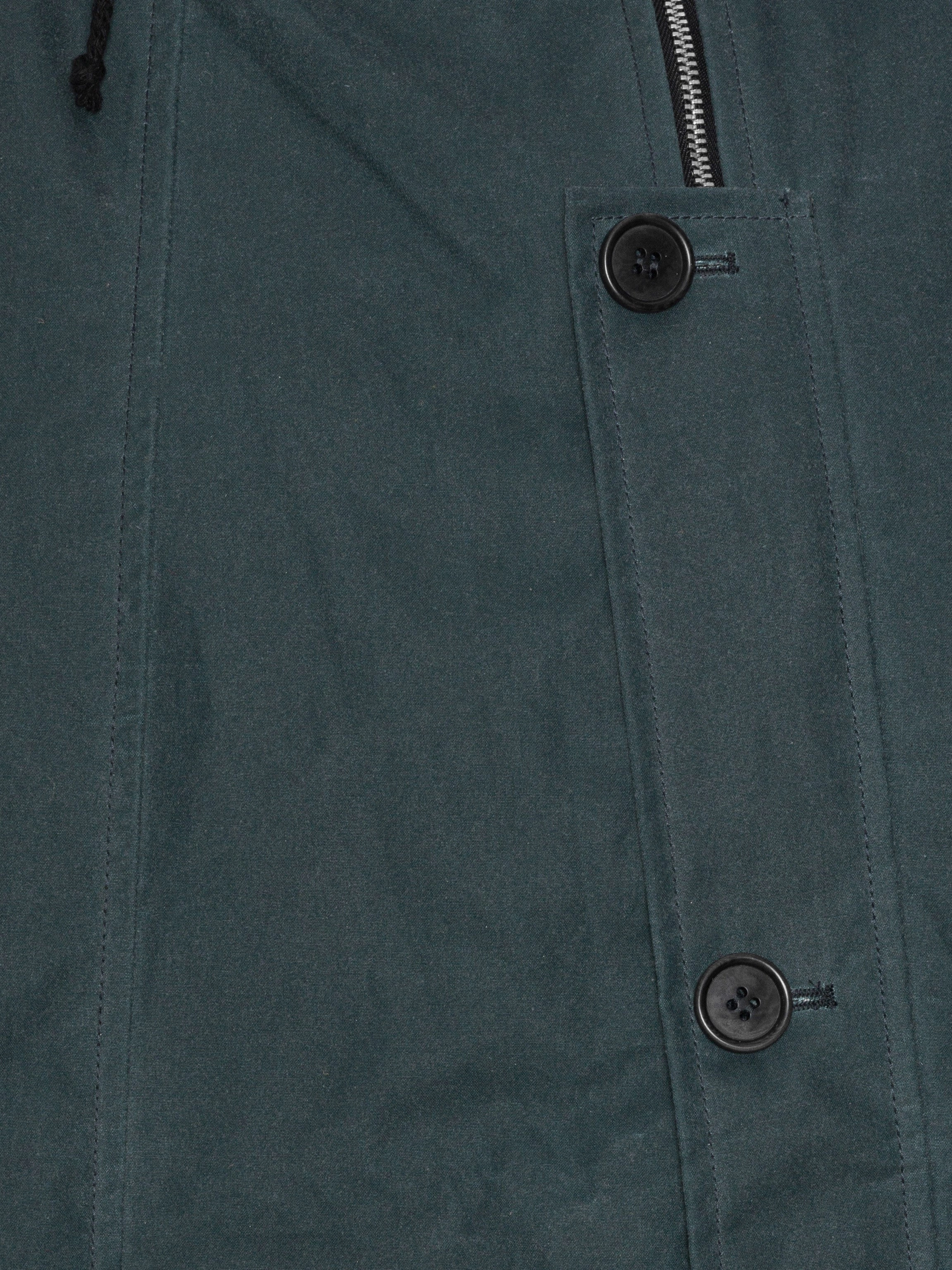 Slim Profile Wing Parka - Dark Petrol Wax