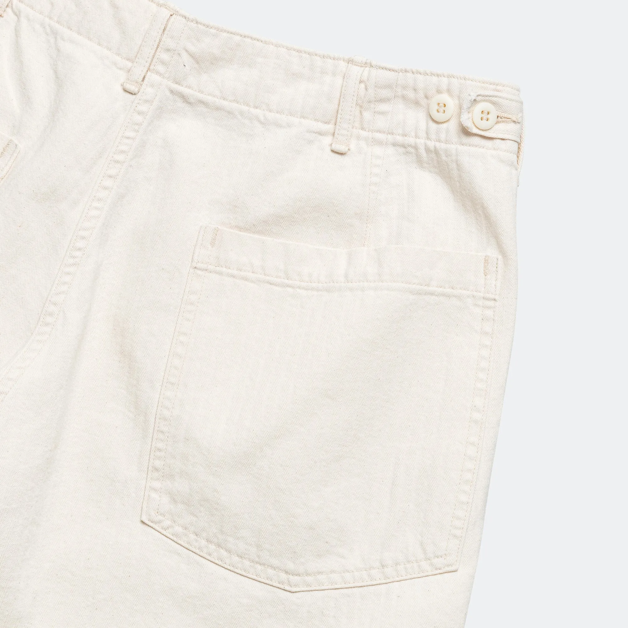 Summer Fatigue Shorts - Ecru ReflectiveAccents Anti Pilling Surface